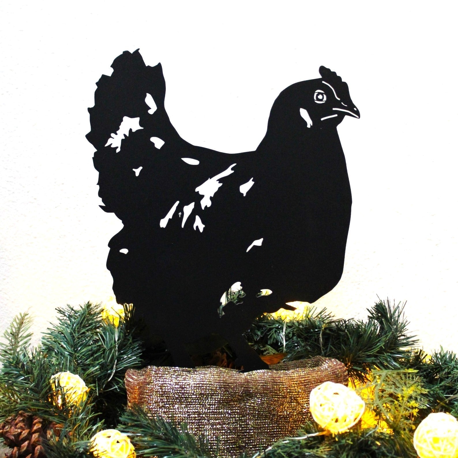 Chicken Metal Art – Handcrafted Chicken Décor - My Metal Rescue - Shopify Collective - Northern Forge, LLC