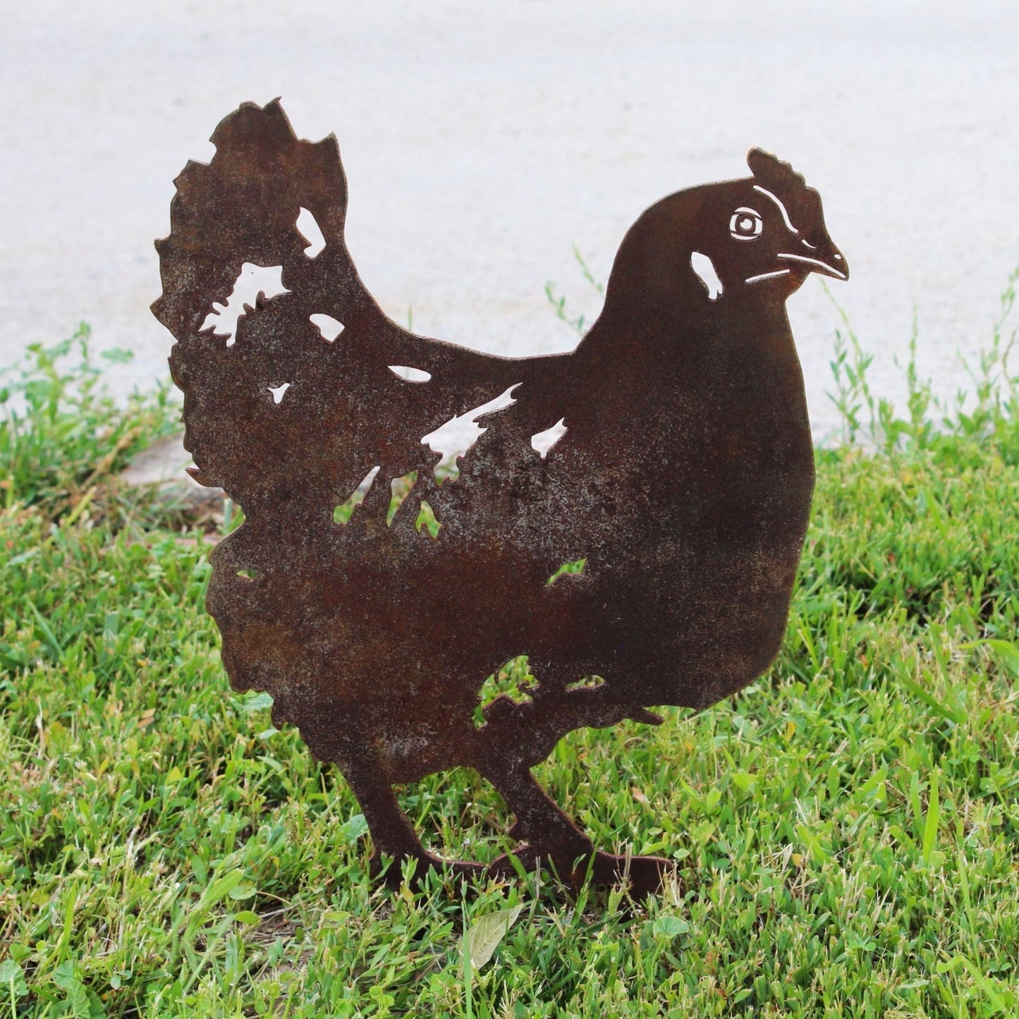 Chicken Metal Art – Handcrafted Chicken Décor - My Metal Rescue - Shopify Collective - Northern Forge, LLC