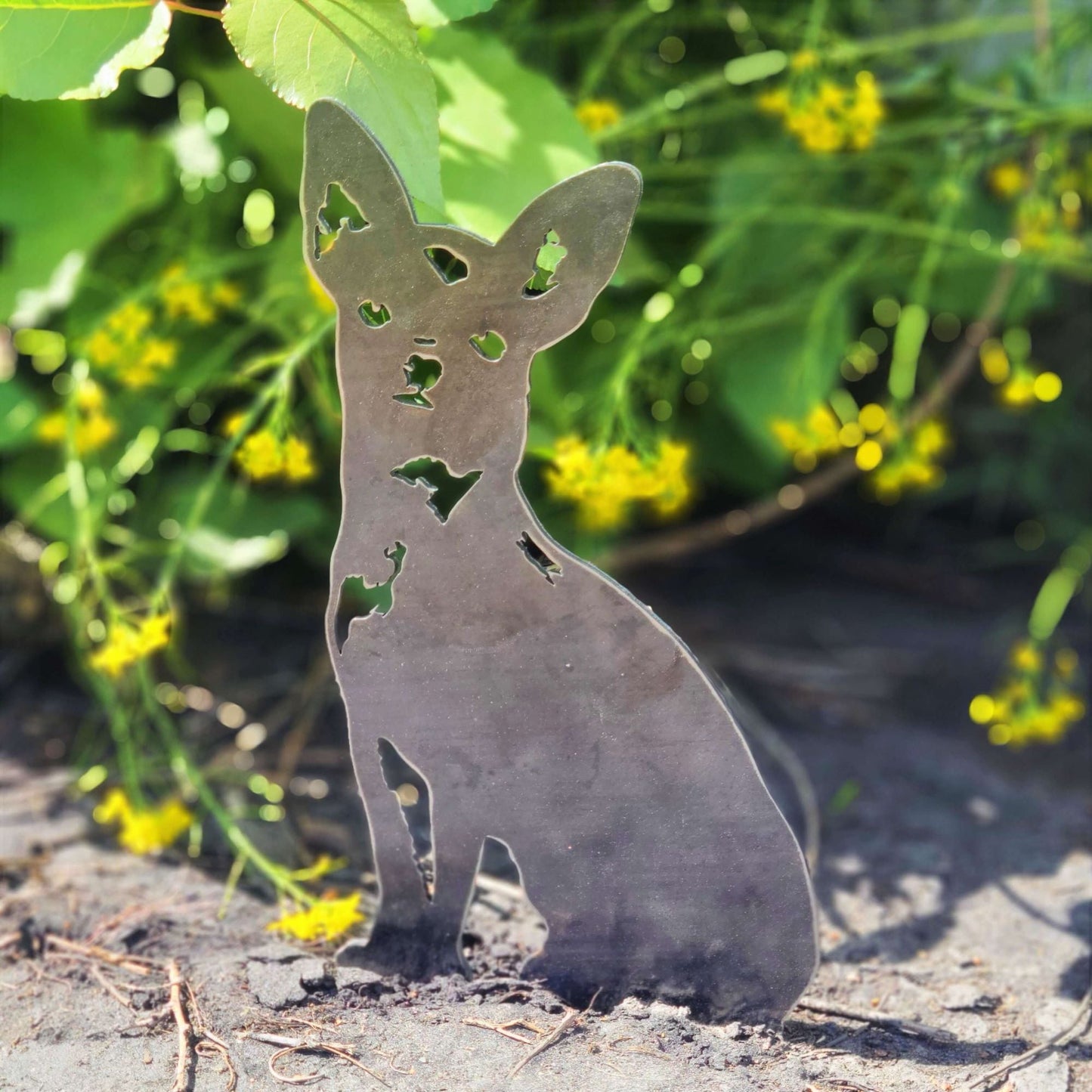 Chihuahua Metal Art – Handcrafted Dog Décor - My Metal Rescue - Shopify Collective - Northern Forge, LLC