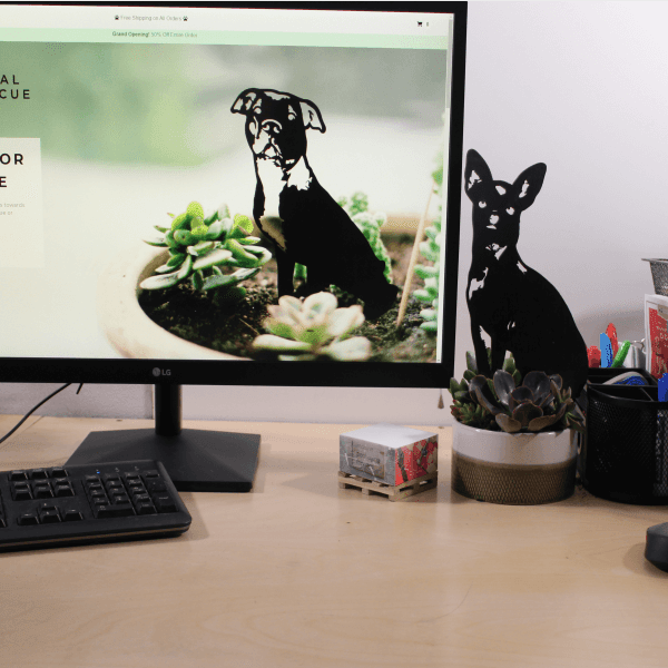 Chihuahua Metal Art – Handcrafted Dog Décor - My Metal Rescue - Shopify Collective - Northern Forge, LLC