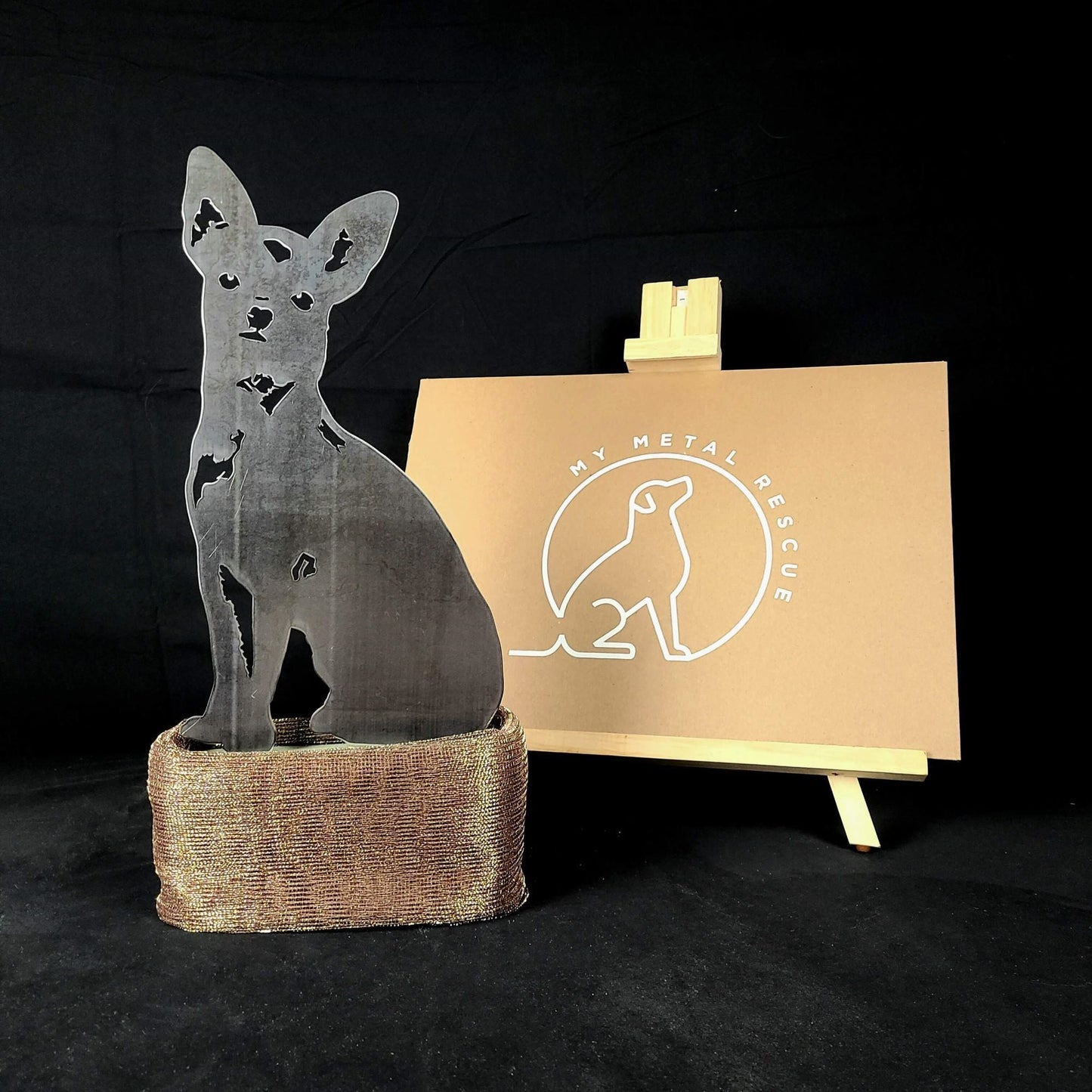 Chihuahua Metal Art – Handcrafted Dog Décor - My Metal Rescue - Shopify Collective - Northern Forge, LLC