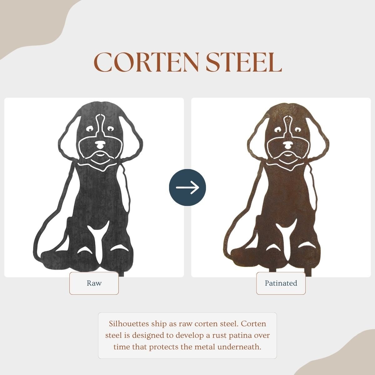 Cockapoo Metal Art – Handcrafted Dog Décor - My Metal Rescue - Shopify Collective - Northern Forge, LLC