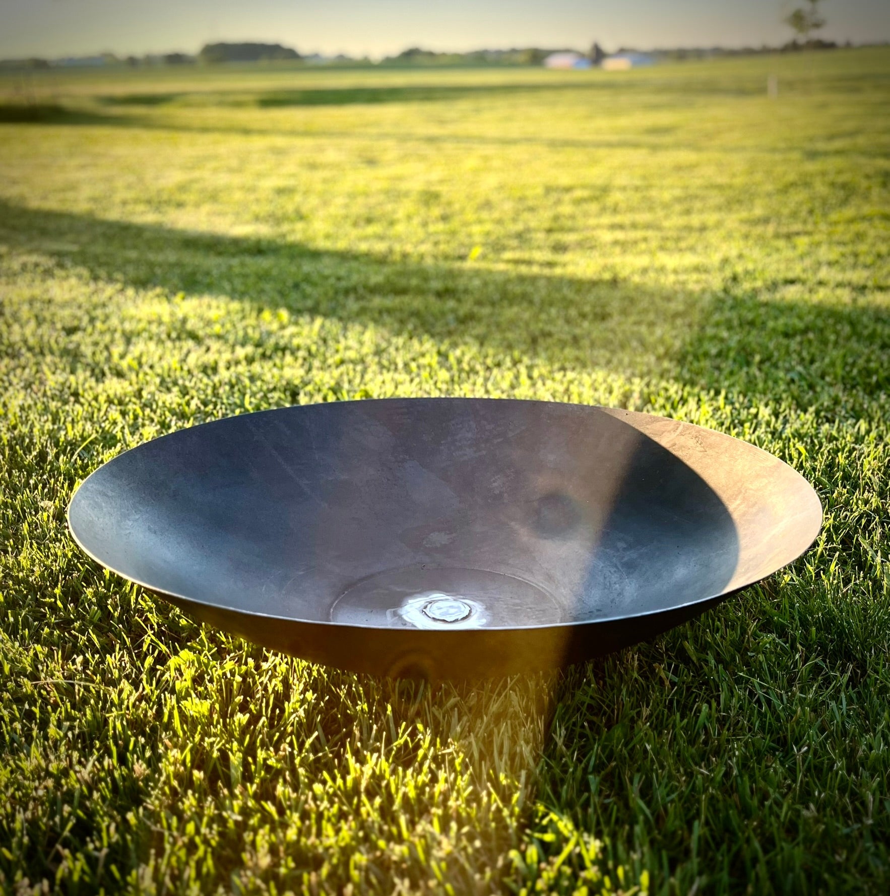 Corten Steel Water Mirror Bowl - No Legs - corten planter - corten pond - Northern Forge, LLC
