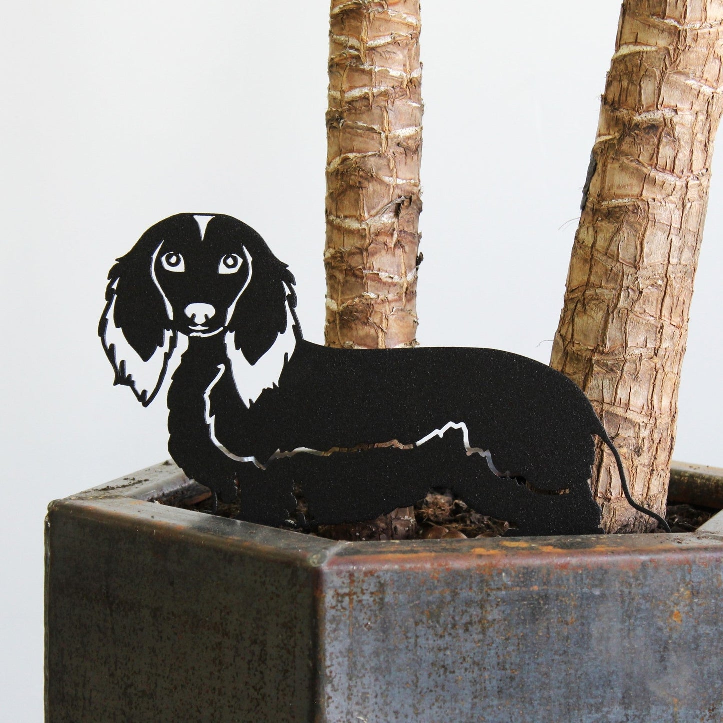 Dachshund - Longhaired - Metal Art – Handcrafted Dog Décor - My Metal Rescue - Shopify Collective - Northern Forge, LLC