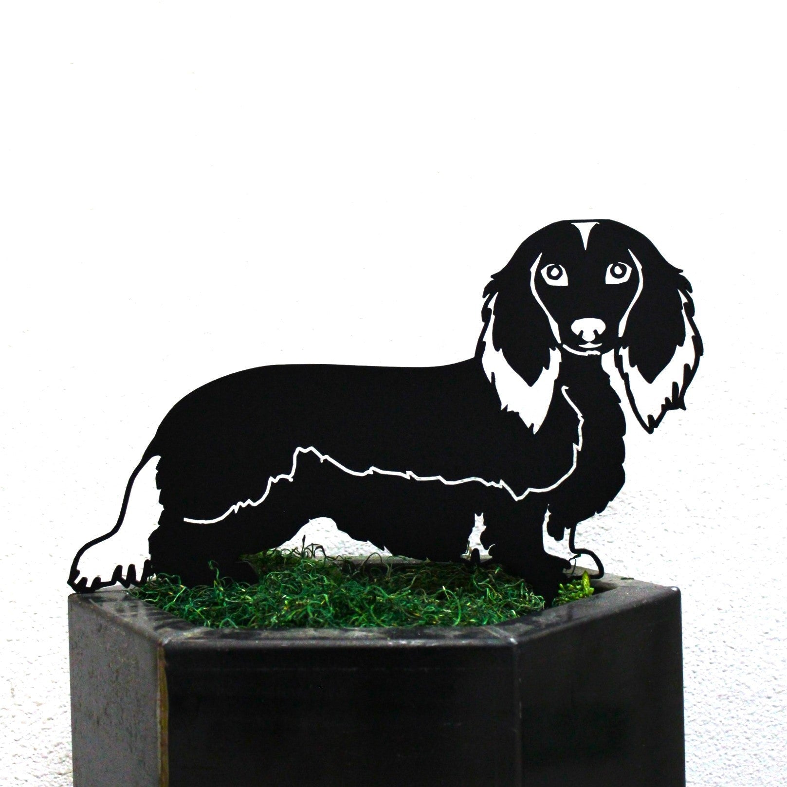 Dachshund - Longhaired - Metal Art – Handcrafted Dog Décor - My Metal Rescue - Shopify Collective - Northern Forge, LLC