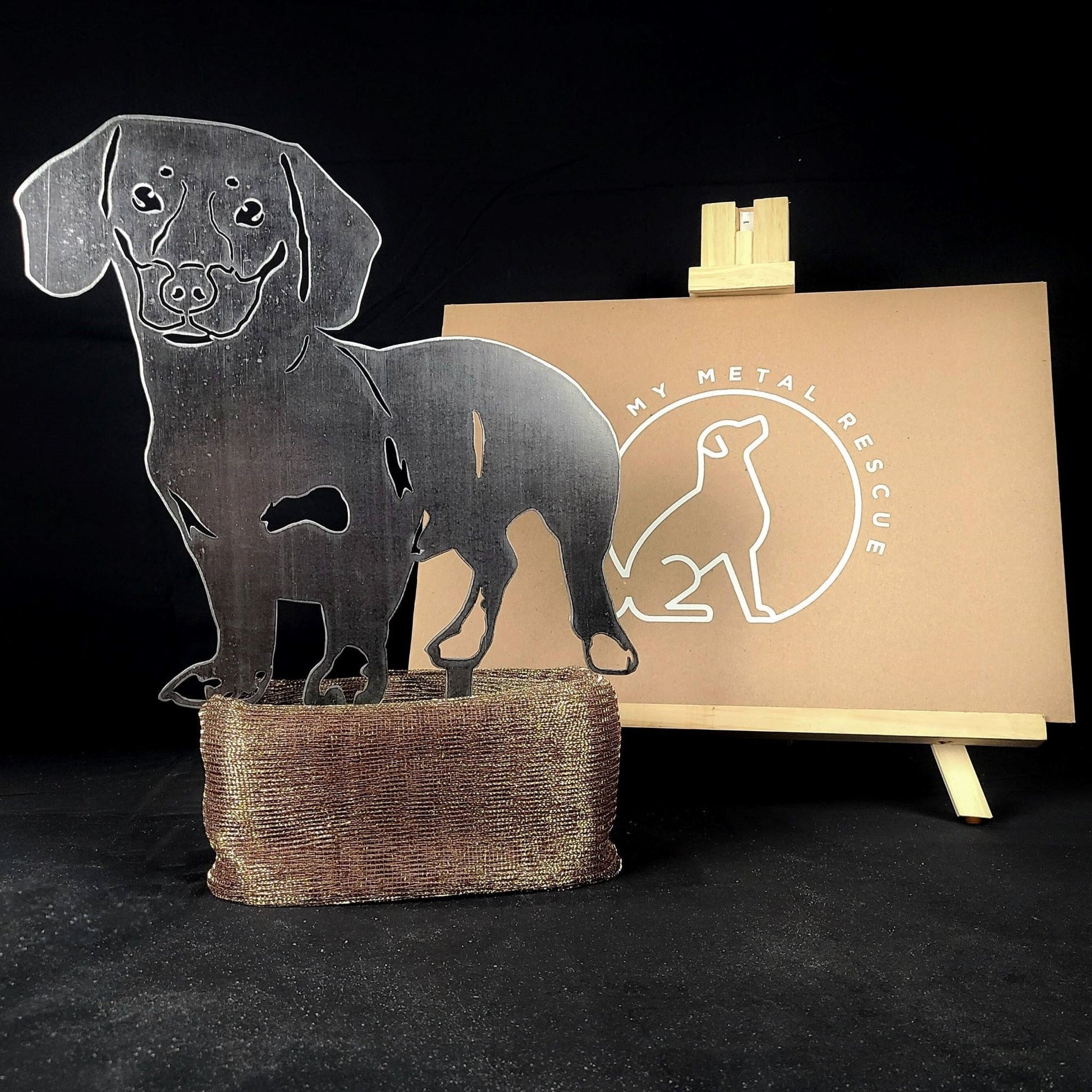Dachshund - Shorthaired - Metal Art – Handcrafted Dog Décor - My Metal Rescue - Shopify Collective - Northern Forge, LLC