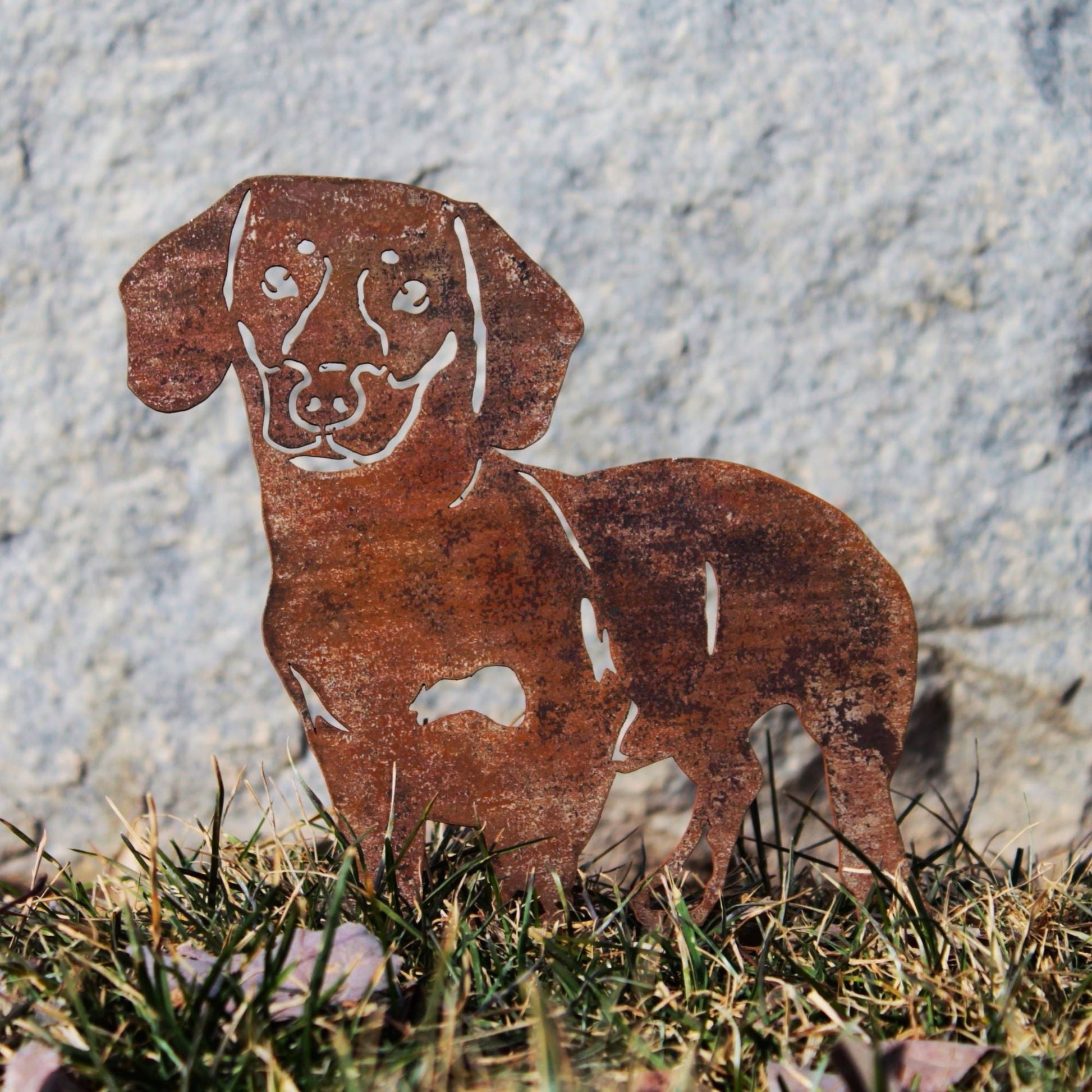 Dachshund - Shorthaired - Metal Art – Handcrafted Dog Décor - My Metal Rescue - Shopify Collective - Northern Forge, LLC
