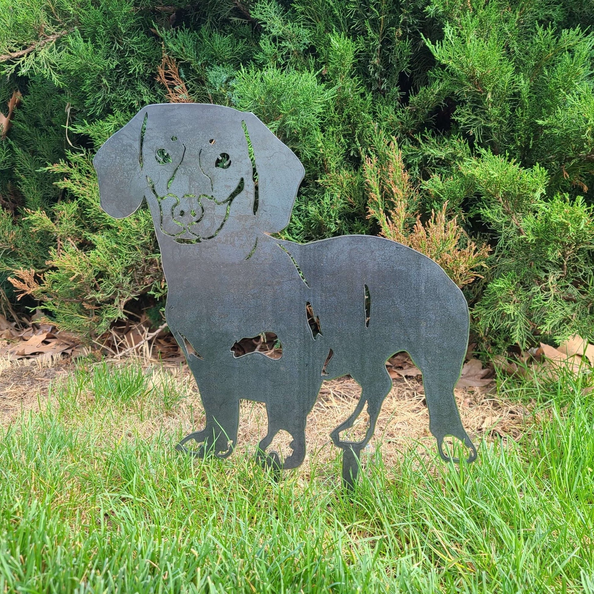Dachshund - Shorthaired - Metal Art – Handcrafted Dog Décor - My Metal Rescue - Shopify Collective - Northern Forge, LLC
