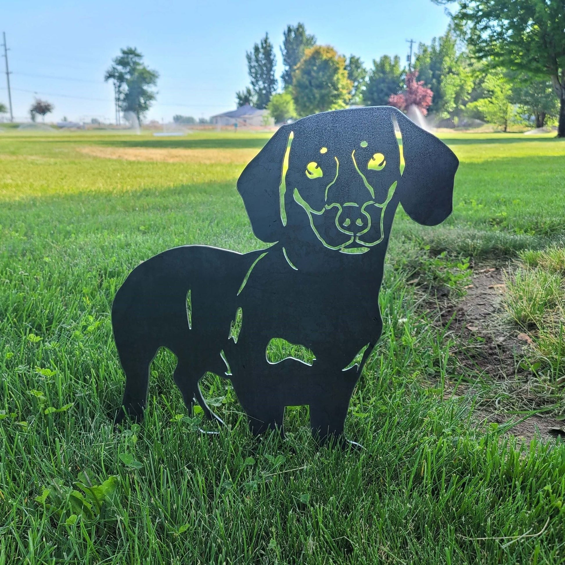 Dachshund - Shorthaired - Metal Art – Handcrafted Dog Décor - My Metal Rescue - Shopify Collective - Northern Forge, LLC