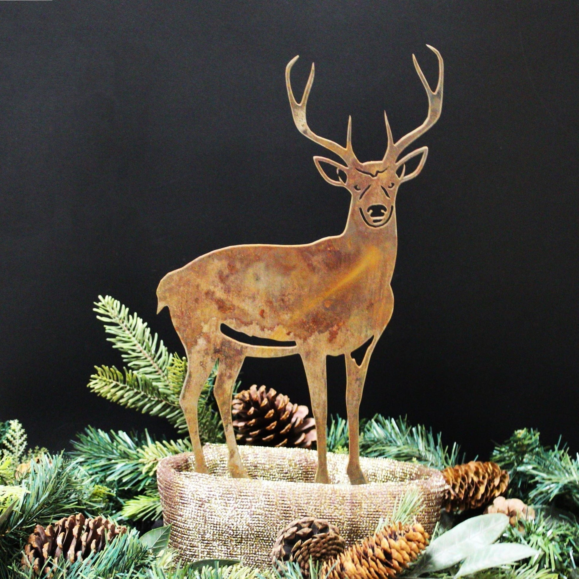 Deer - Buck Metal Art – Handcrafted Wildlife Décor - My Metal Rescue - Shopify Collective - Northern Forge, LLC