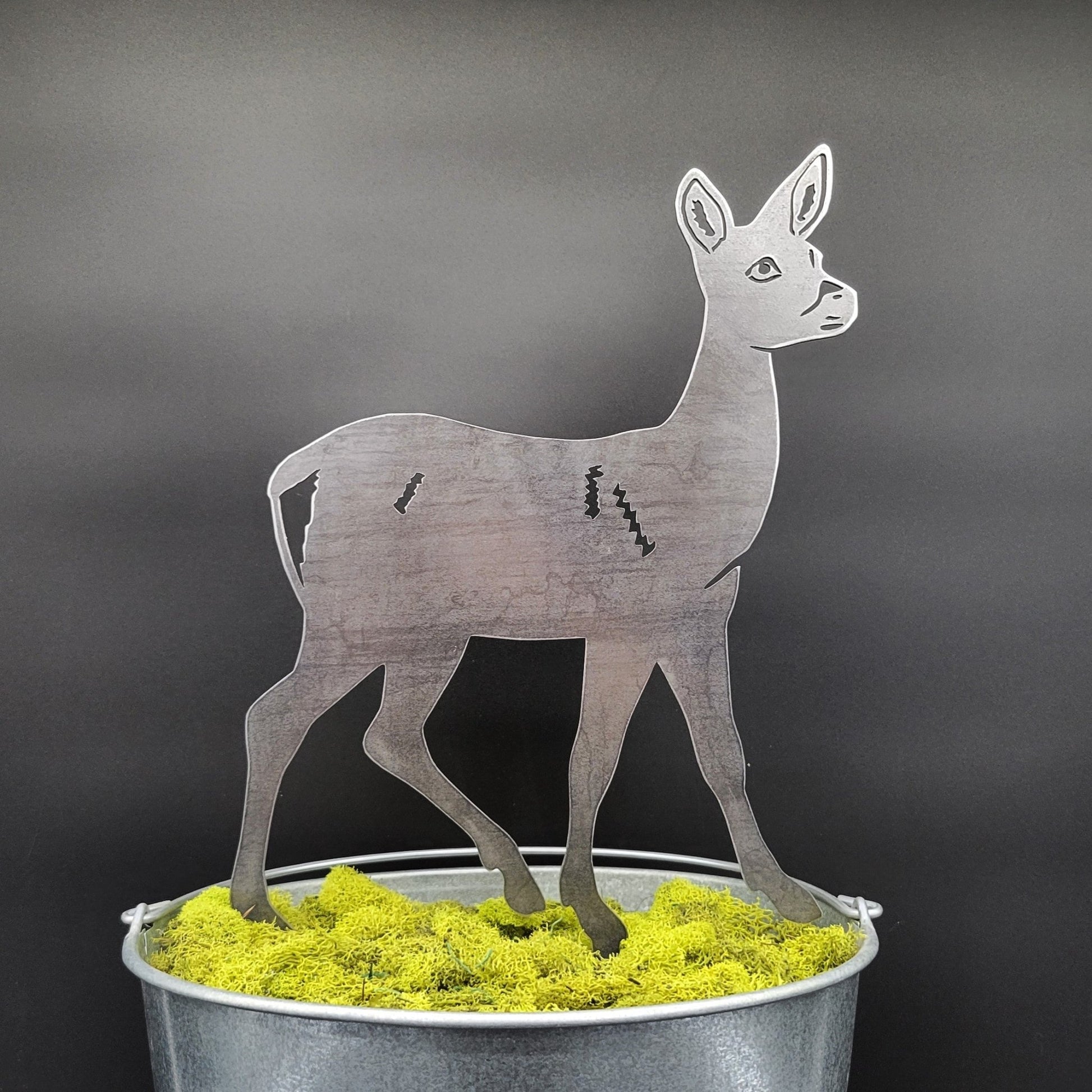 Deer - Doe Metal Art – Handcrafted Wildlife Décor - My Metal Rescue - Shopify Collective - Northern Forge, LLC