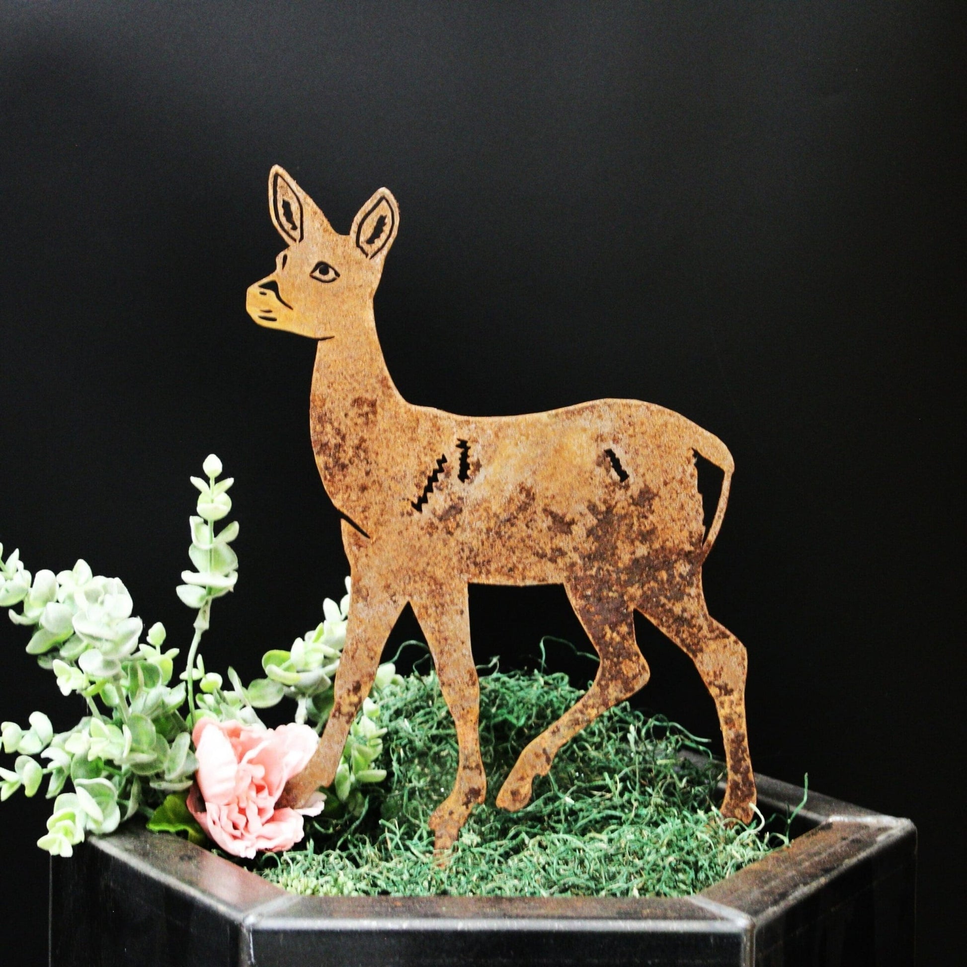 Deer - Doe Metal Art – Handcrafted Wildlife Décor - My Metal Rescue - Shopify Collective - Northern Forge, LLC