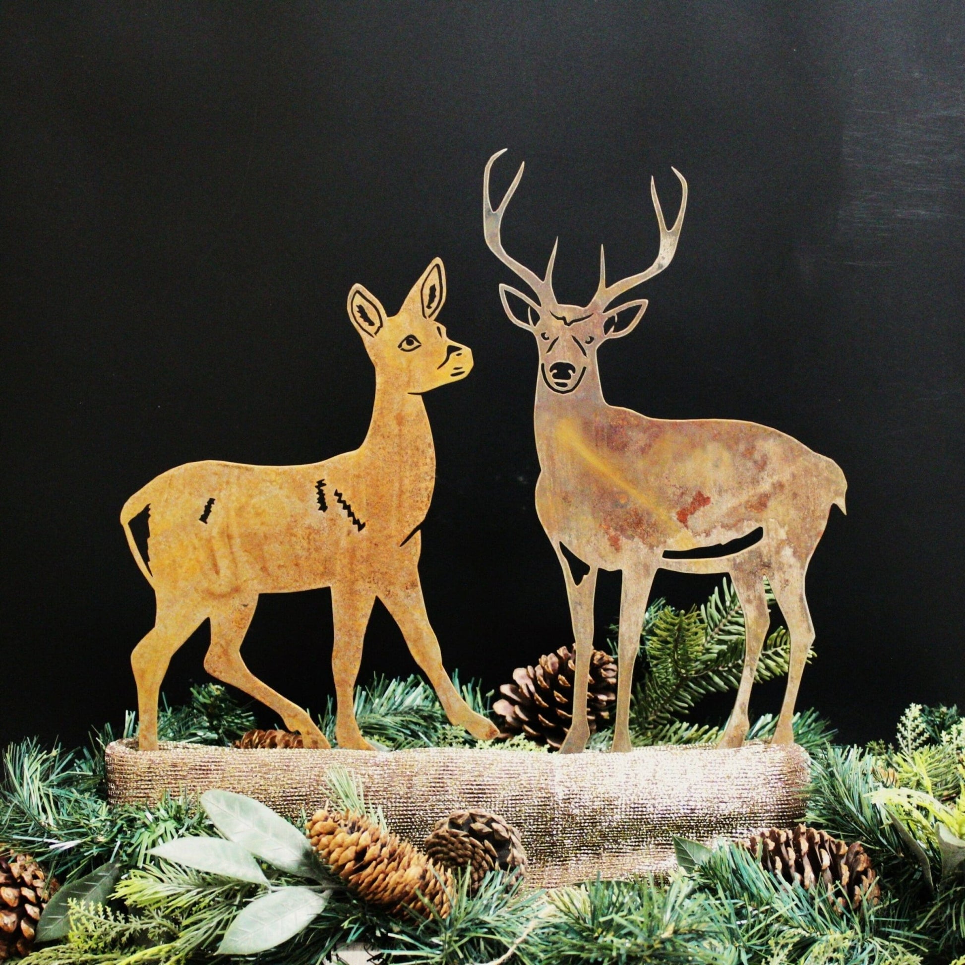 Deer - Doe Metal Art – Handcrafted Wildlife Décor - My Metal Rescue - Shopify Collective - Northern Forge, LLC