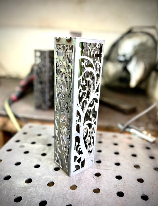 DEFECT - Tree of Life Luminary w/ Solar Cap | 12 - inch - defect - Northern Forge, LLC