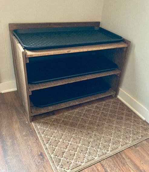 Simple Shop Rack DIY Simple Shoe Rack Organizer Build Plans, Shoe Storage Ideas ...