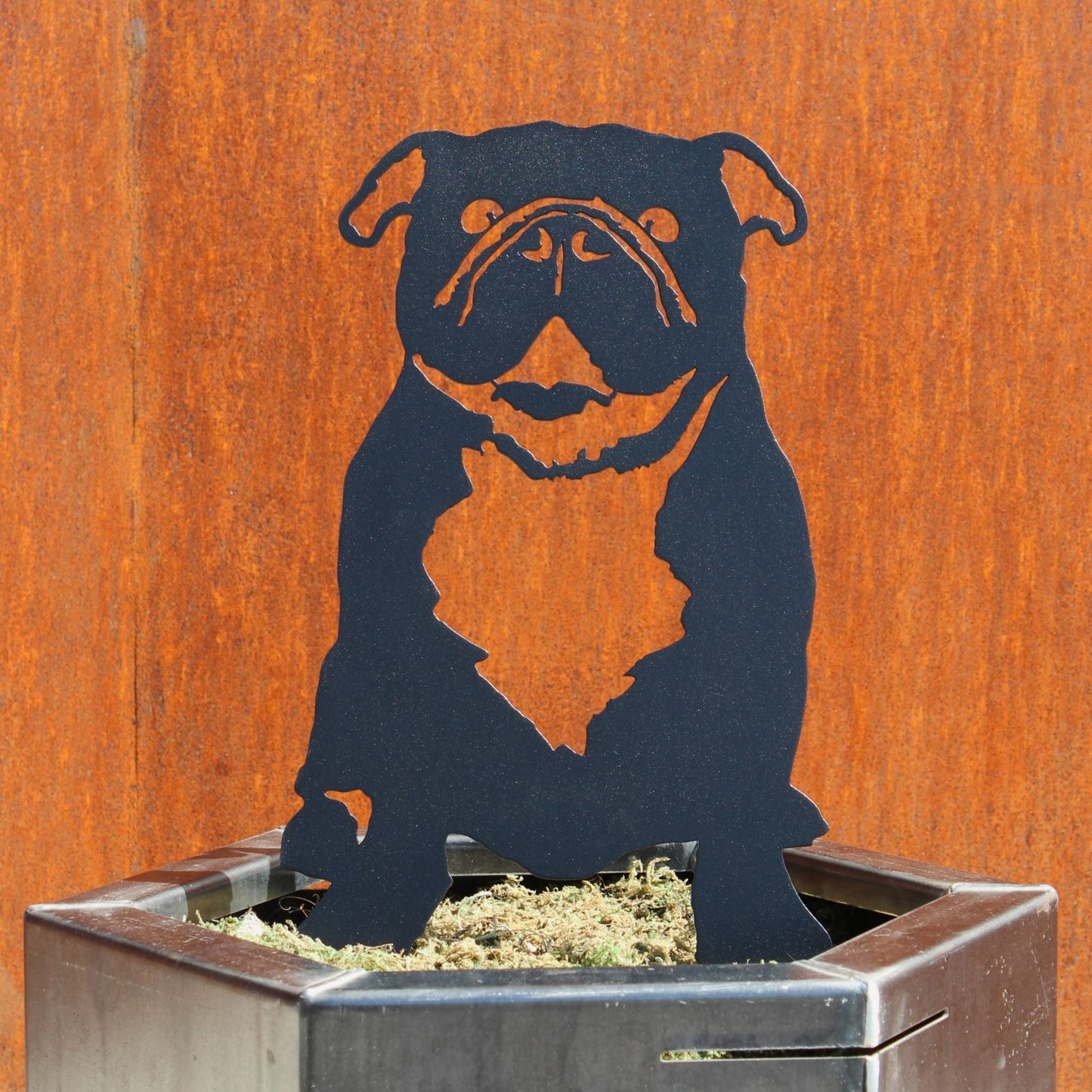 English Bulldog Metal Art – Handcrafted Dog Décor - My Metal Rescue - Shopify Collective - Northern Forge, LLC
