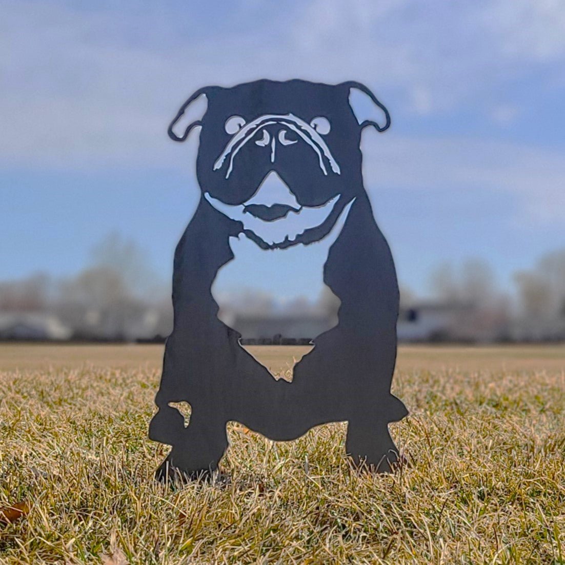 English Bulldog Metal Art – Handcrafted Dog Décor - My Metal Rescue - Shopify Collective - Northern Forge, LLC