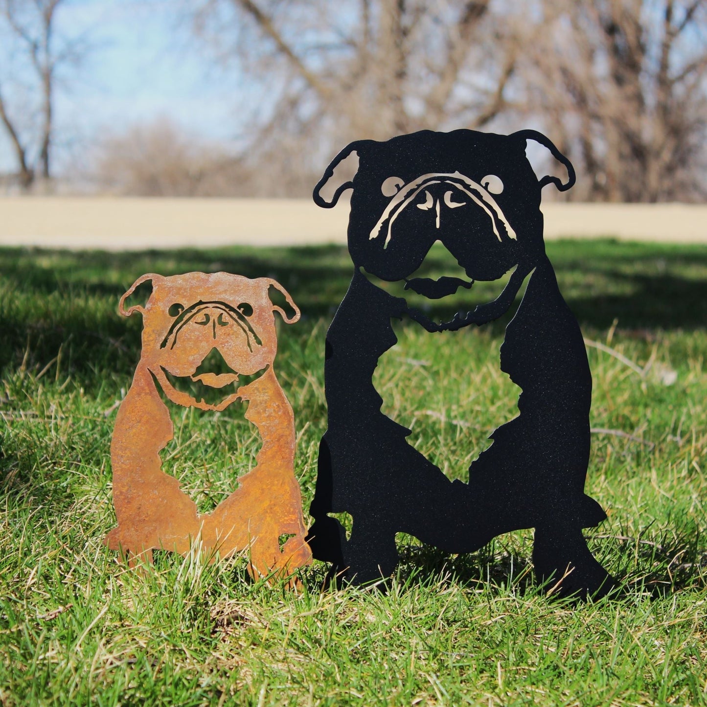 English Bulldog Metal Art – Handcrafted Dog Décor - My Metal Rescue - Shopify Collective - Northern Forge, LLC