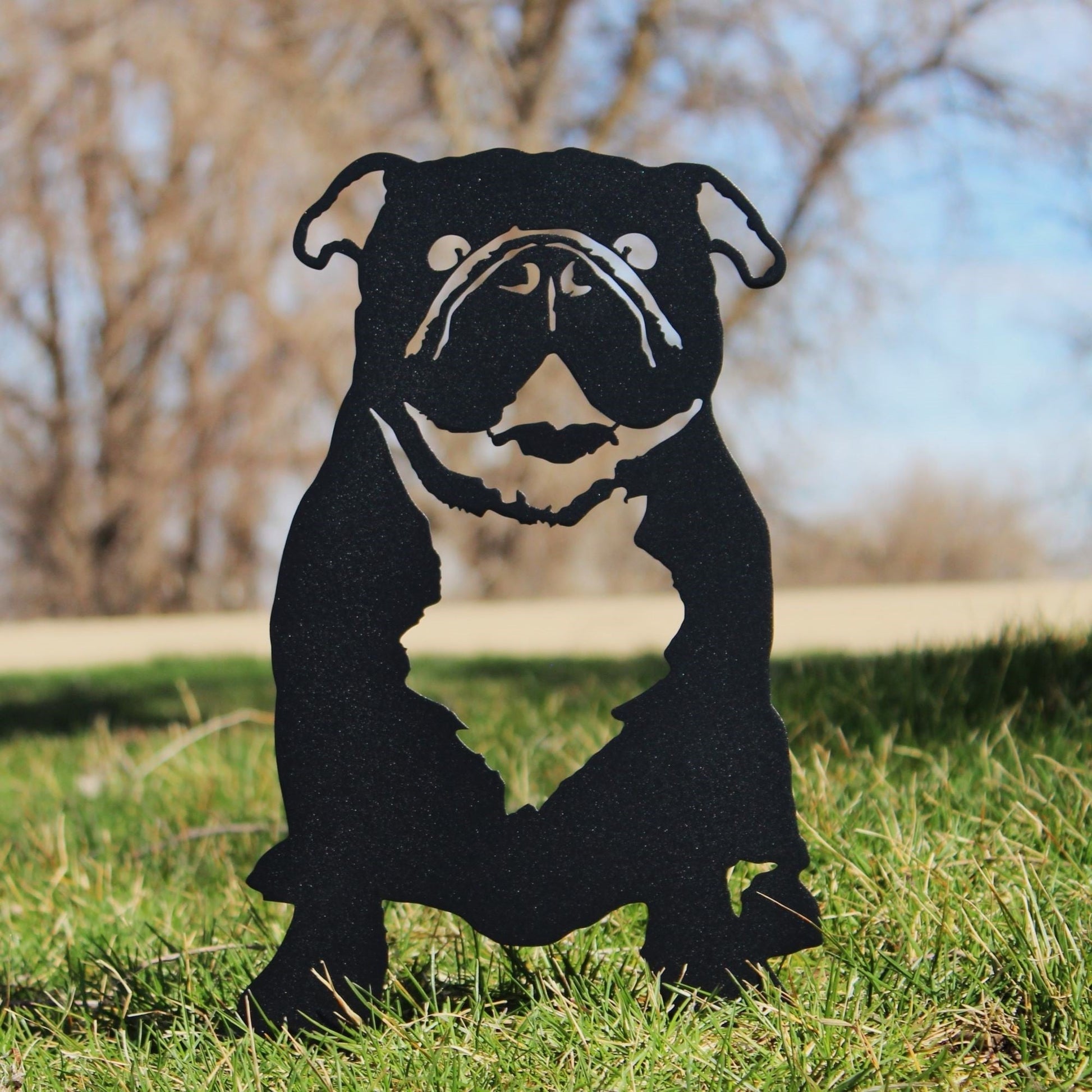 English Bulldog Metal Art – Handcrafted Dog Décor - My Metal Rescue - Shopify Collective - Northern Forge, LLC