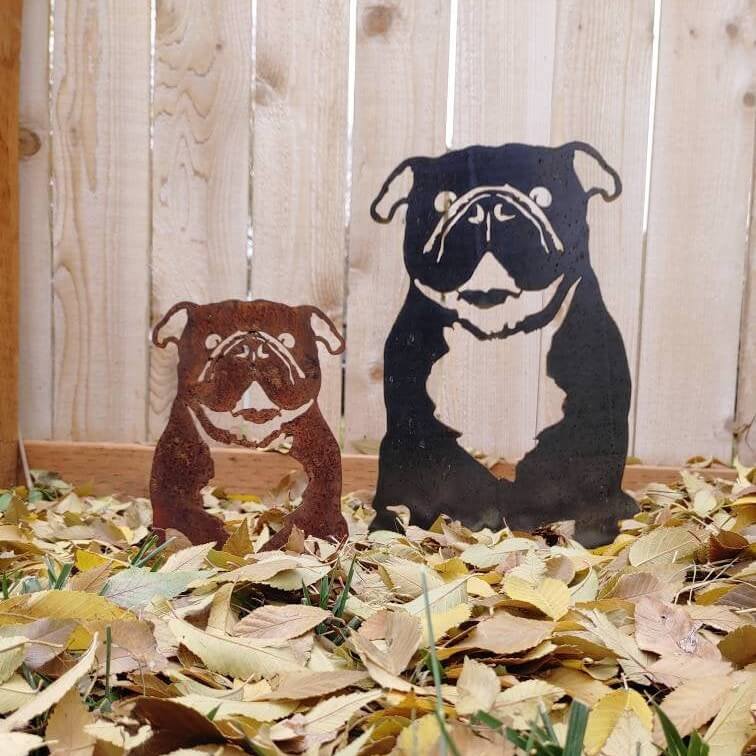 English Bulldog Metal Art – Handcrafted Dog Décor - My Metal Rescue - Shopify Collective - Northern Forge, LLC