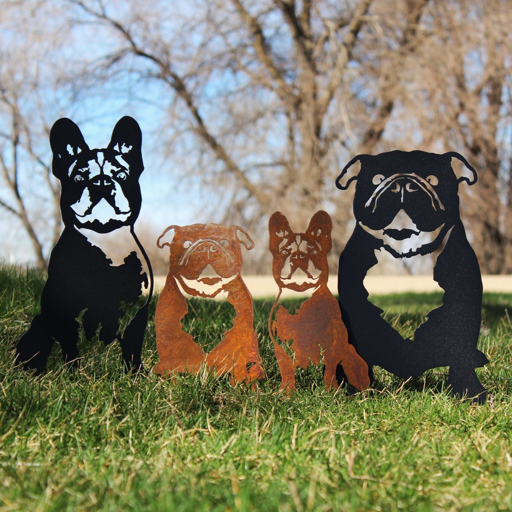 English Bulldog Metal Art – Handcrafted Dog Décor - My Metal Rescue - Shopify Collective - Northern Forge, LLC