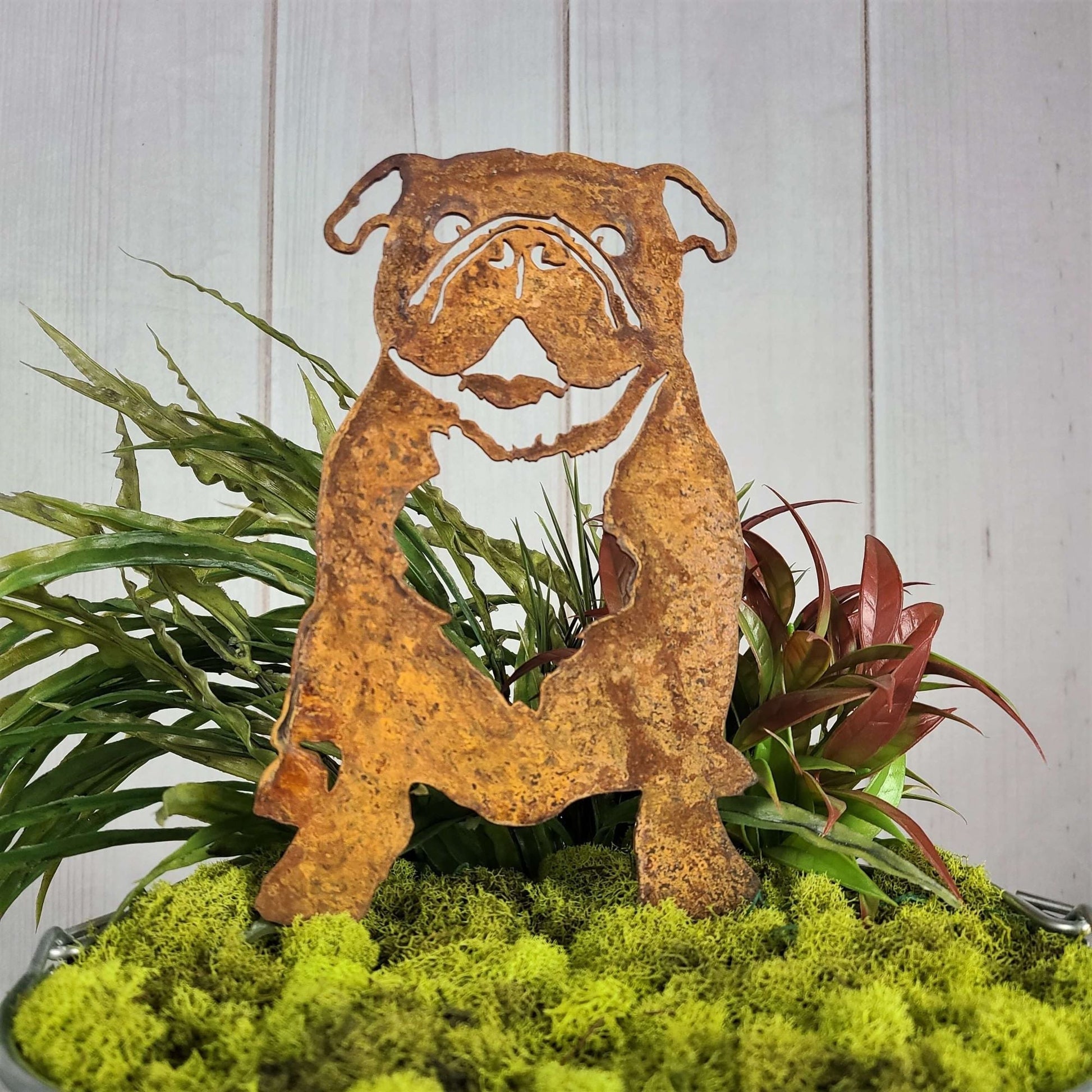English Bulldog Metal Art – Handcrafted Dog Décor - My Metal Rescue - Shopify Collective - Northern Forge, LLC