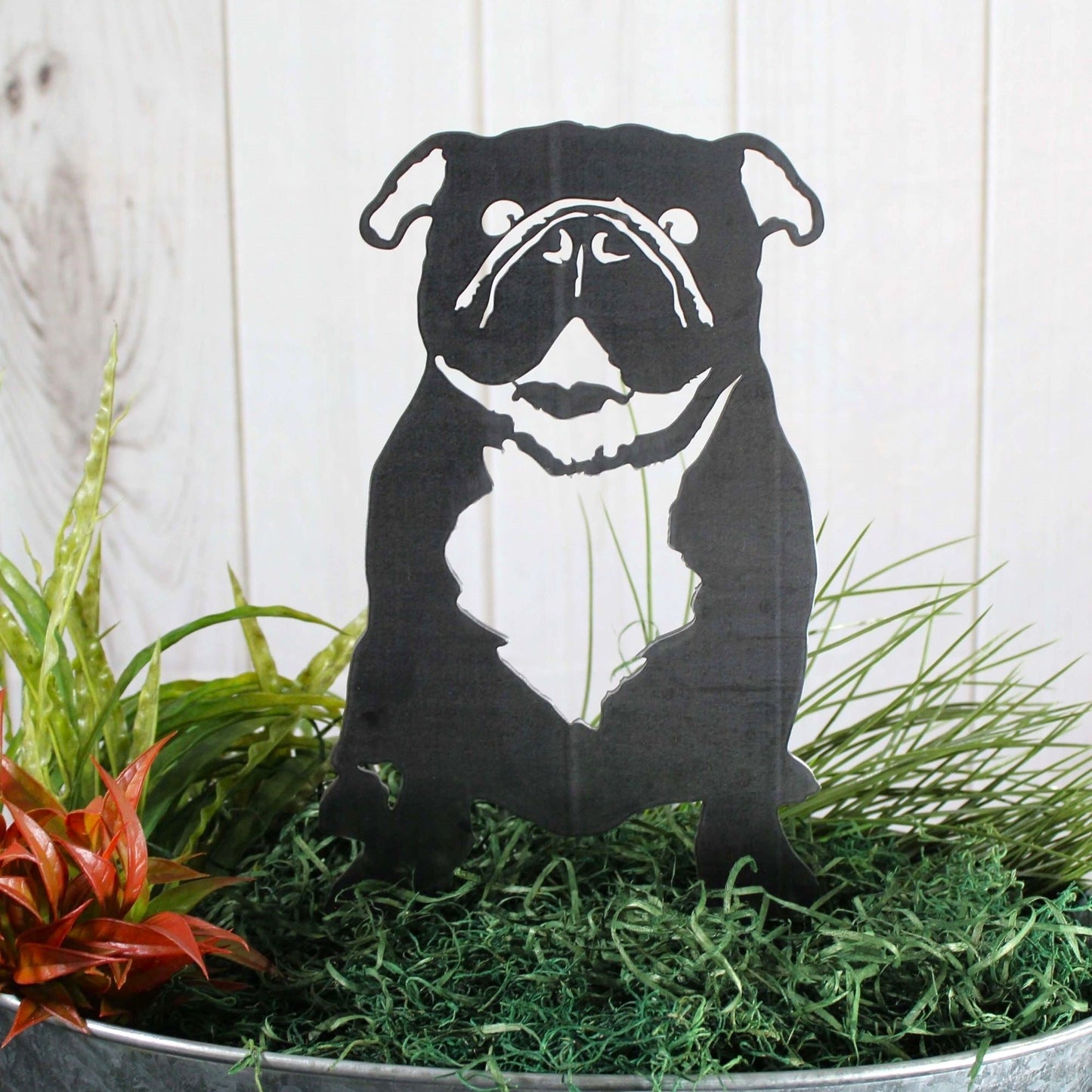 English Bulldog Metal Art – Handcrafted Dog Décor - My Metal Rescue - Shopify Collective - Northern Forge, LLC