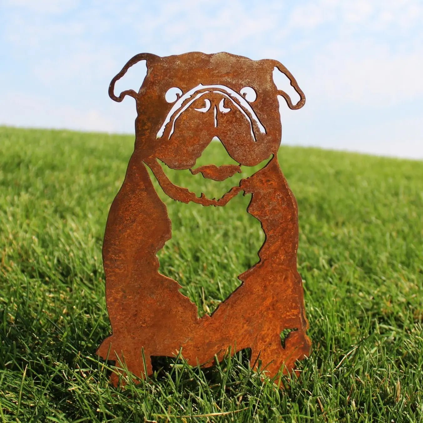 English Bulldog Metal Art – Handcrafted Dog Décor - My Metal Rescue - Shopify Collective - Northern Forge, LLC