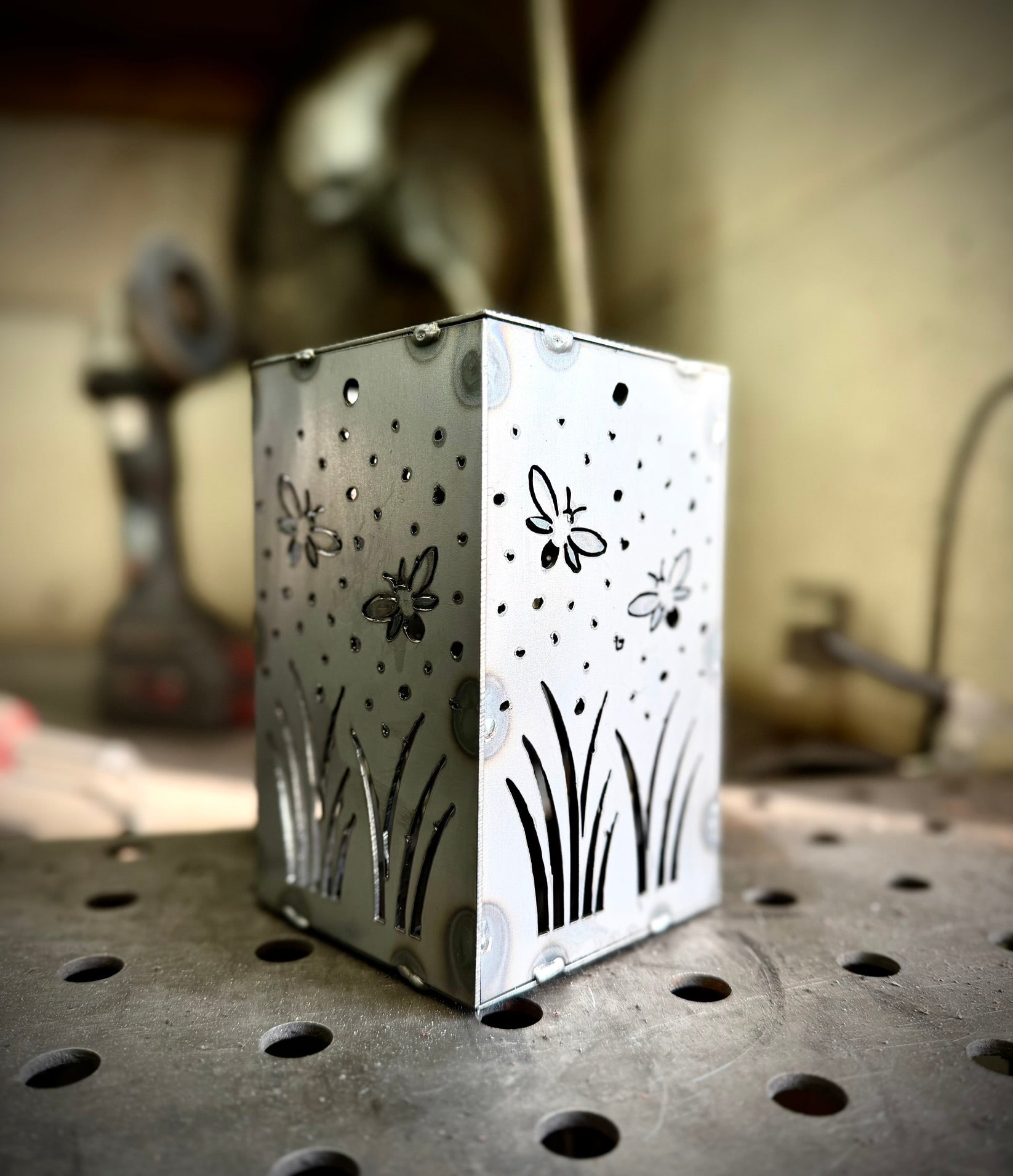 Fireflies Steel Hanging Solar Light | 6.5 in. - accent lights - firefly light - Northern Forge, LLC