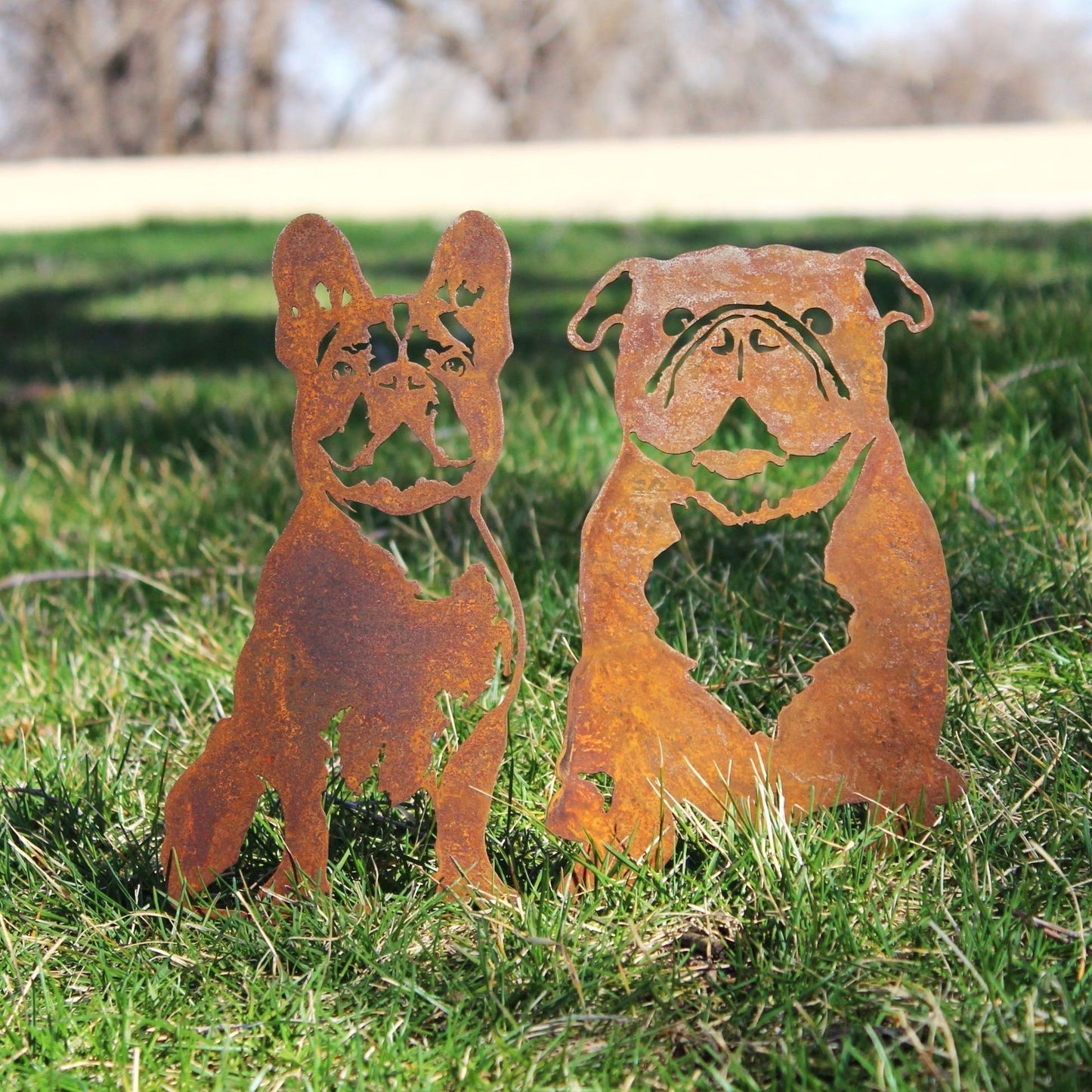 French Bulldog Metal Art – Handmade Steel Décor - My Metal Rescue - Shopify Collective - Northern Forge, LLC