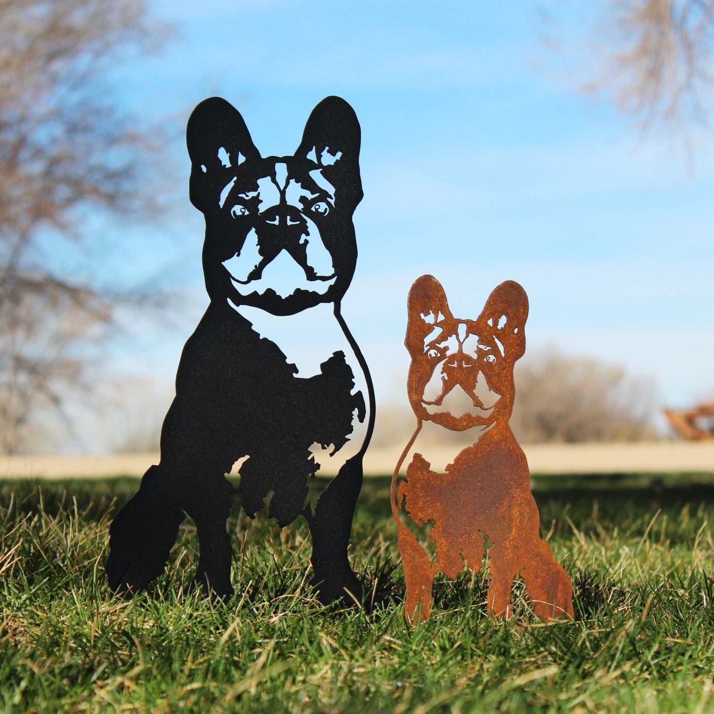 French Bulldog Metal Art – Handmade Steel Décor - My Metal Rescue - Shopify Collective - Northern Forge, LLC