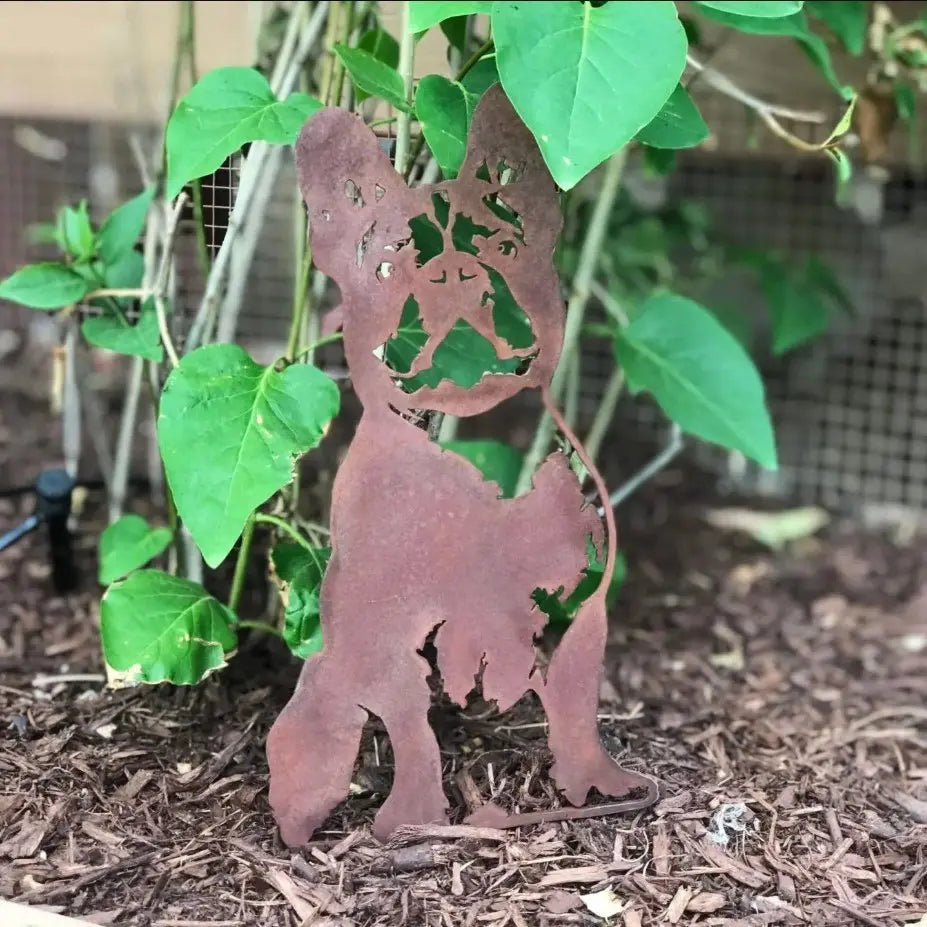 French Bulldog Metal Art – Handmade Steel Décor - My Metal Rescue - Shopify Collective - Northern Forge, LLC