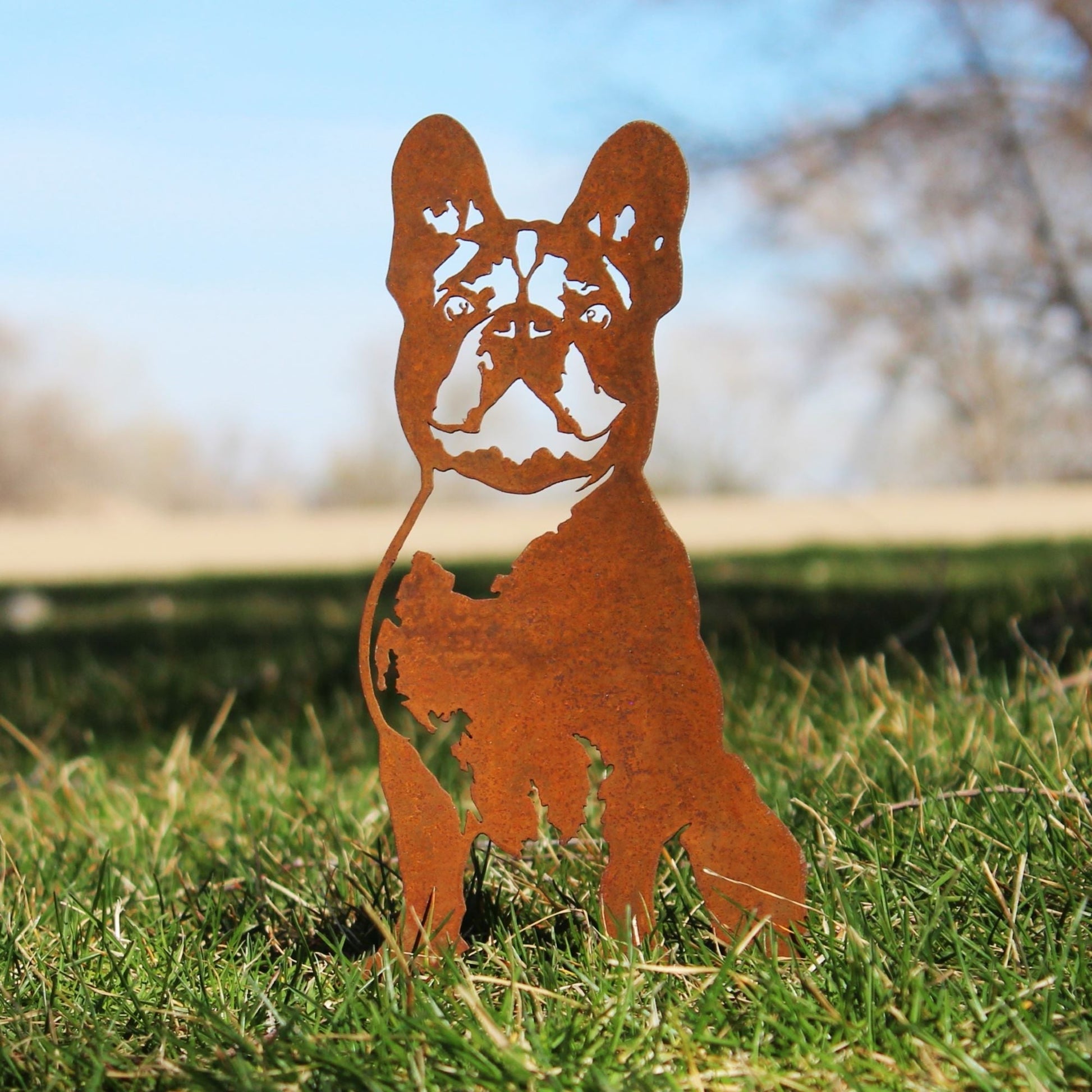 French Bulldog Metal Art – Handmade Steel Décor - My Metal Rescue - Shopify Collective - Northern Forge, LLC