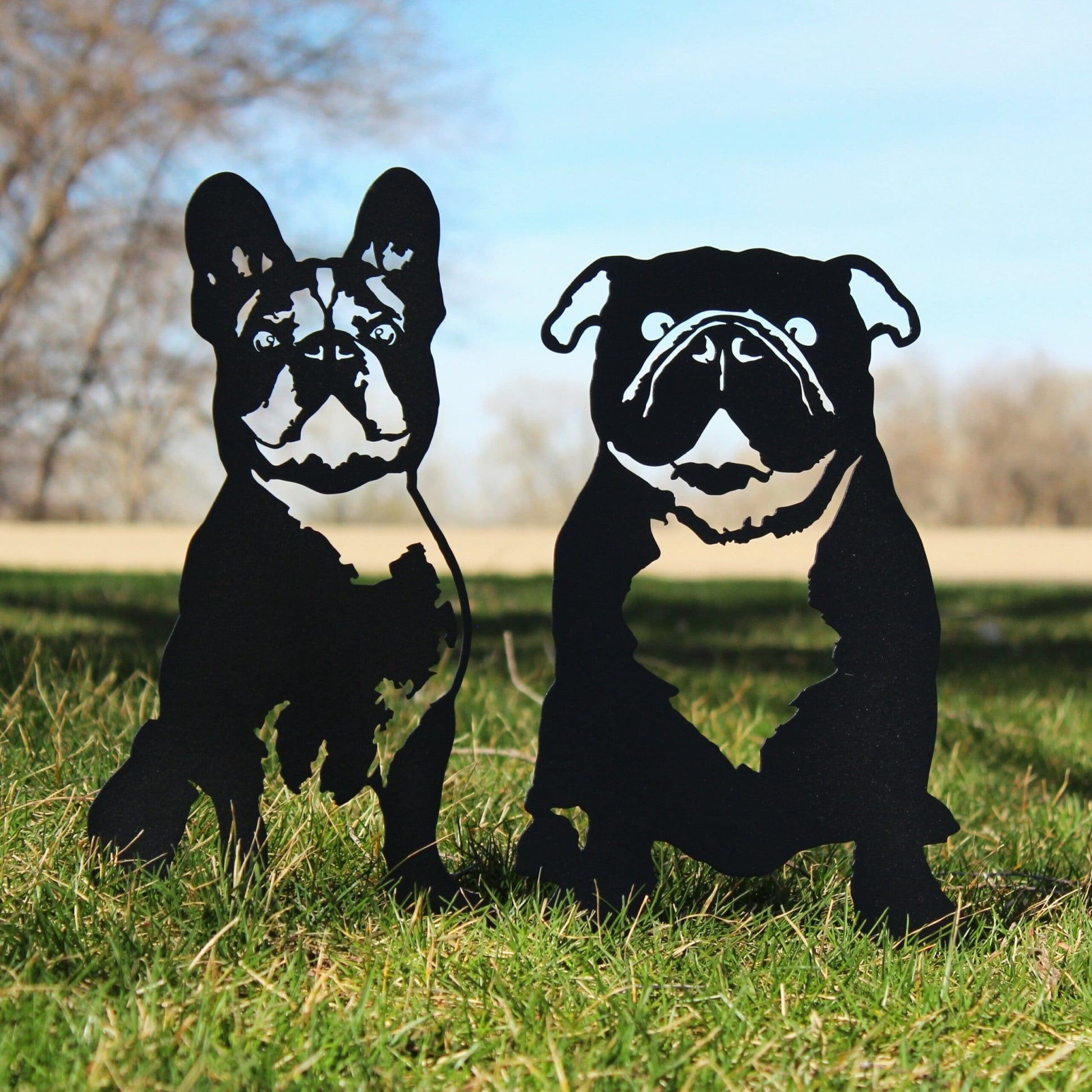 French Bulldog Metal Art – Handmade Steel Décor - My Metal Rescue - Shopify Collective - Northern Forge, LLC