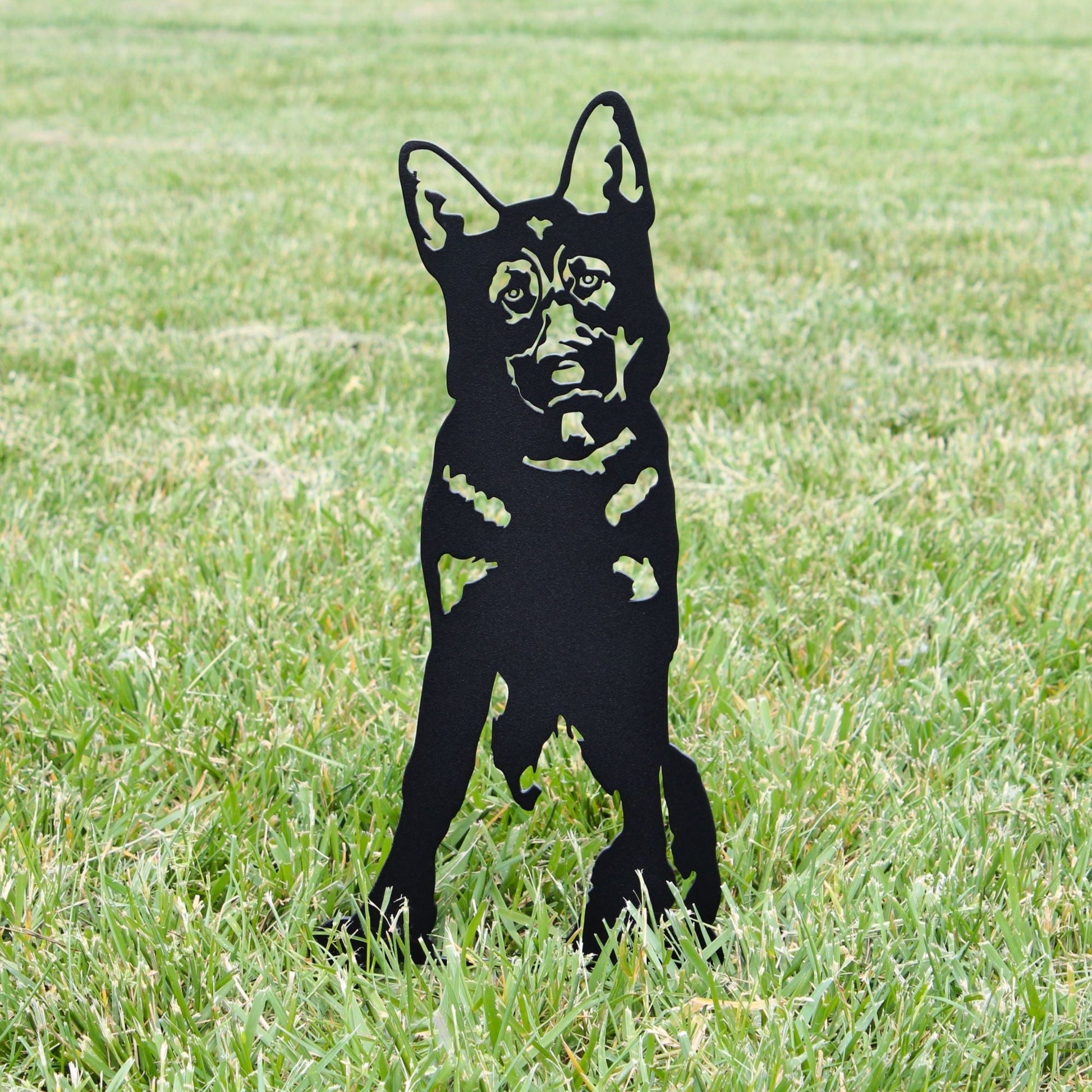 German Shepherd Metal Art – Handcrafted Dog Décor - My Metal Rescue - Shopify Collective - Northern Forge, LLC