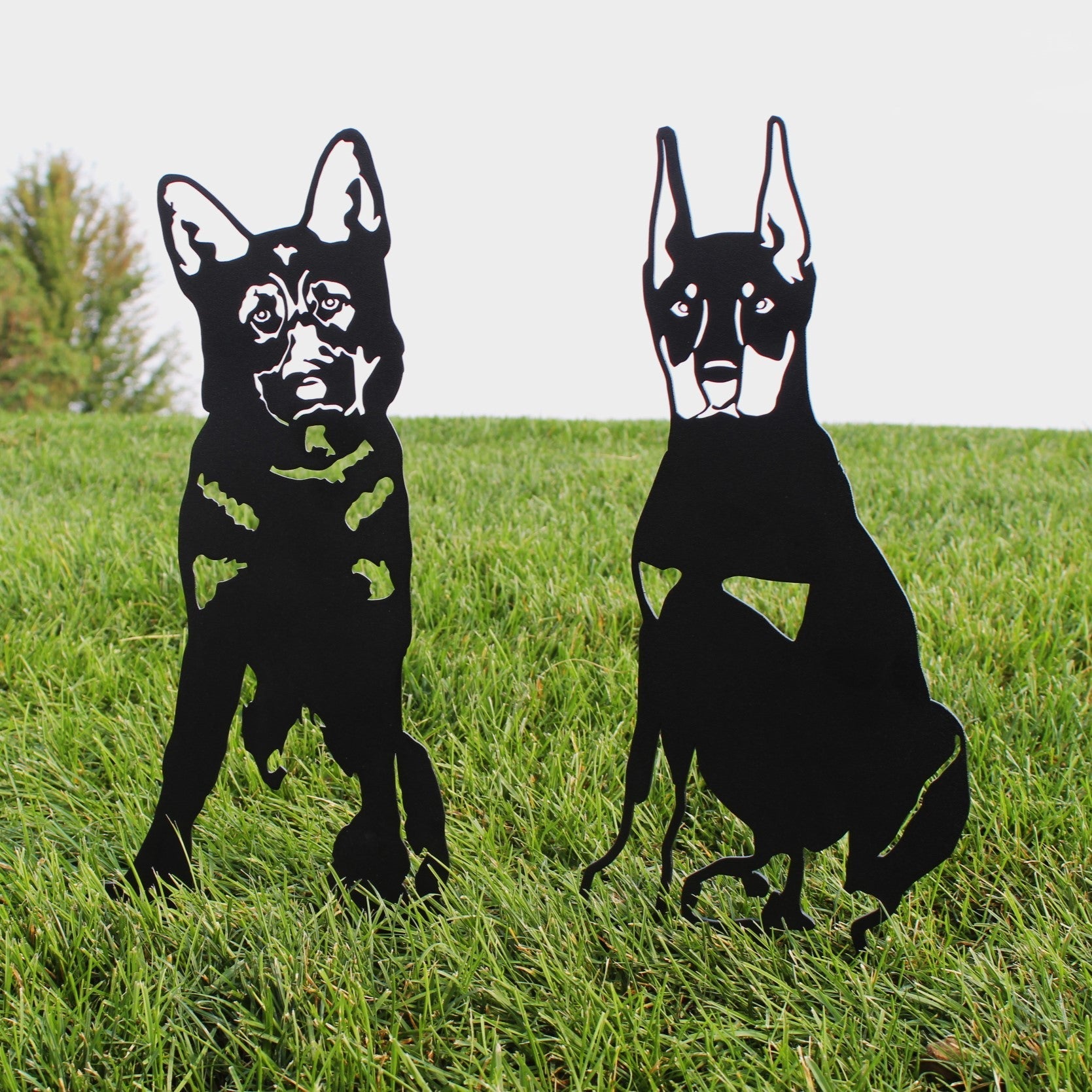 German Shepherd Metal Art – Handcrafted Dog Décor - My Metal Rescue - Shopify Collective - Northern Forge, LLC