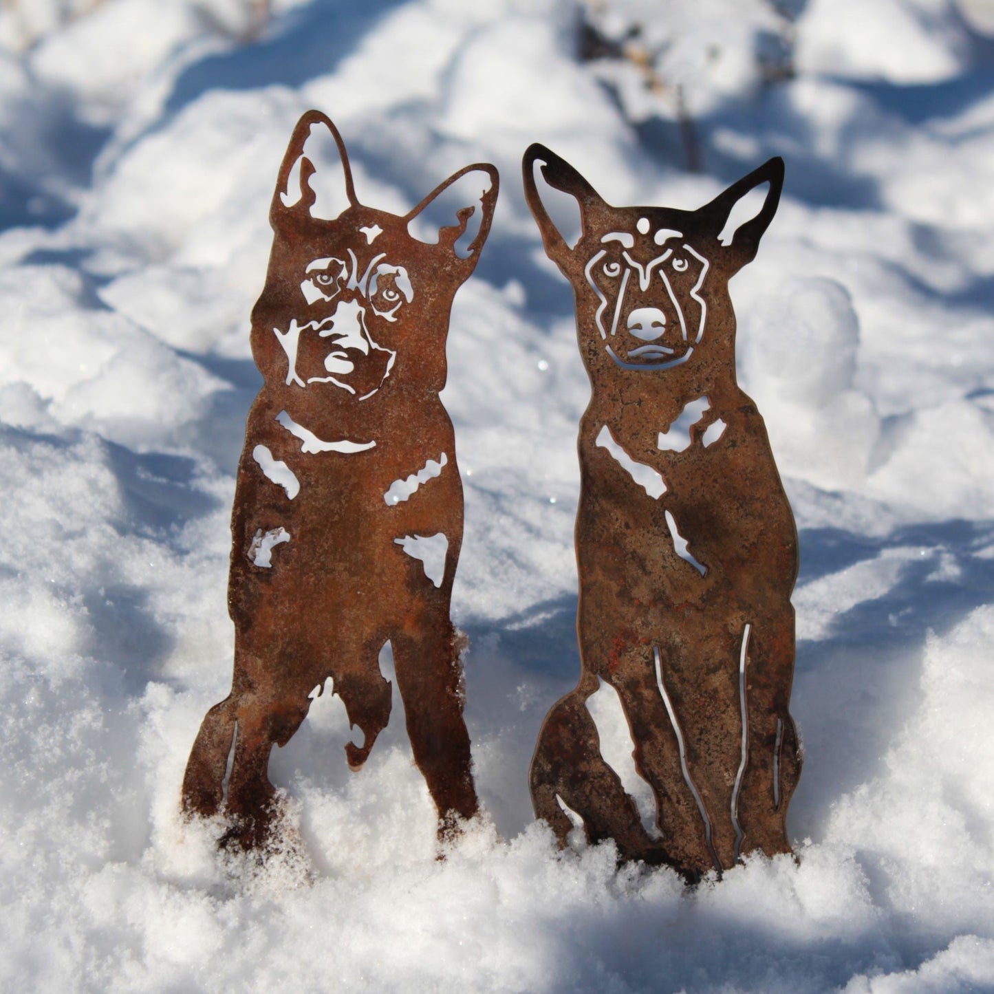 German Shepherd Metal Art – Handcrafted Dog Décor - My Metal Rescue - Shopify Collective - Northern Forge, LLC