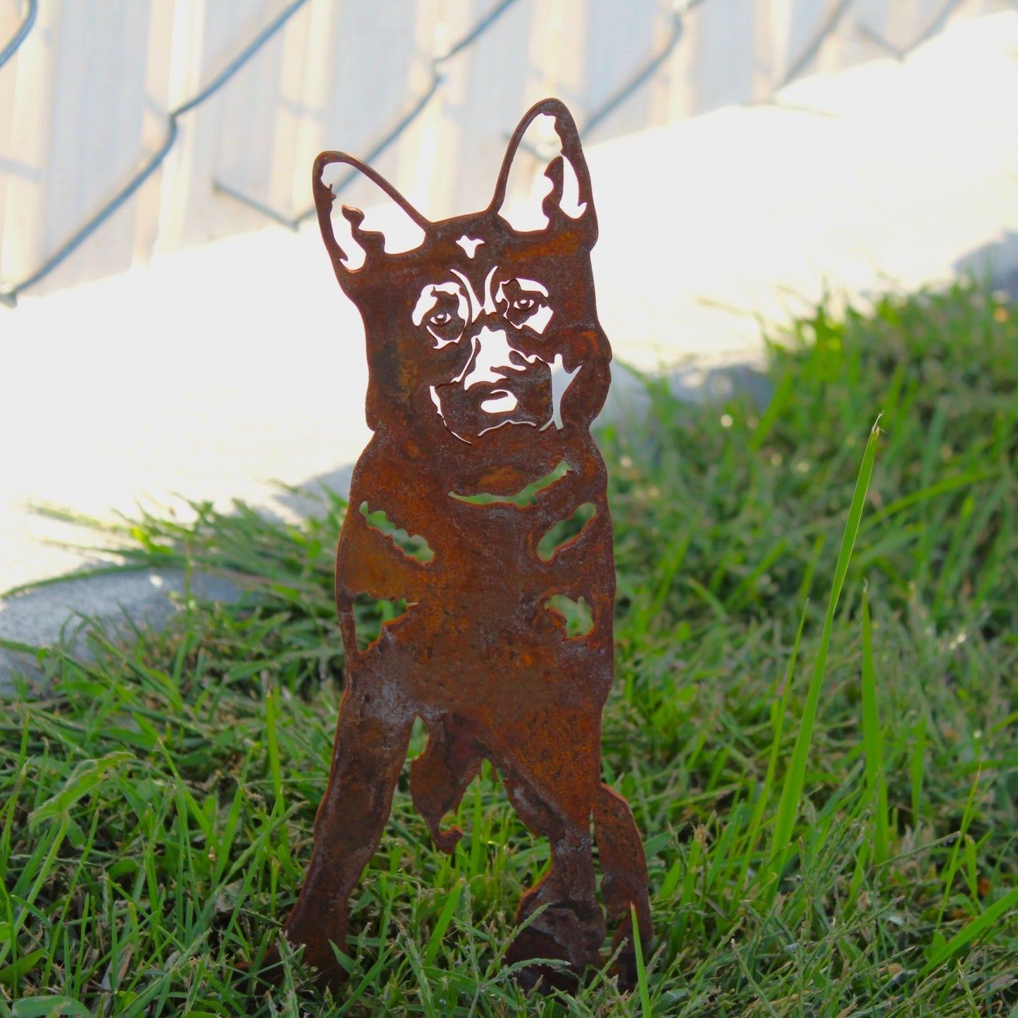 German Shepherd Metal Art – Handcrafted Dog Décor - My Metal Rescue - Shopify Collective - Northern Forge, LLC