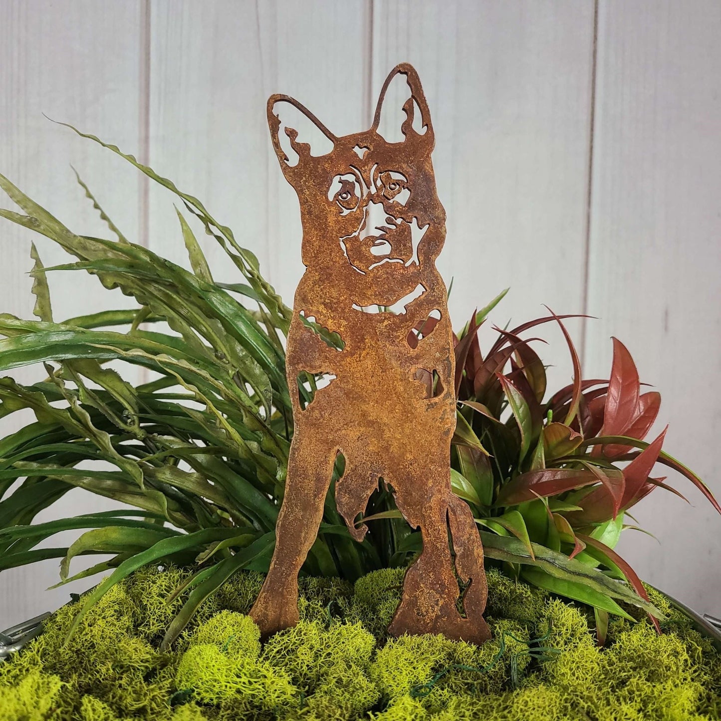 German Shepherd Metal Art – Handcrafted Dog Décor - My Metal Rescue - Shopify Collective - Northern Forge, LLC