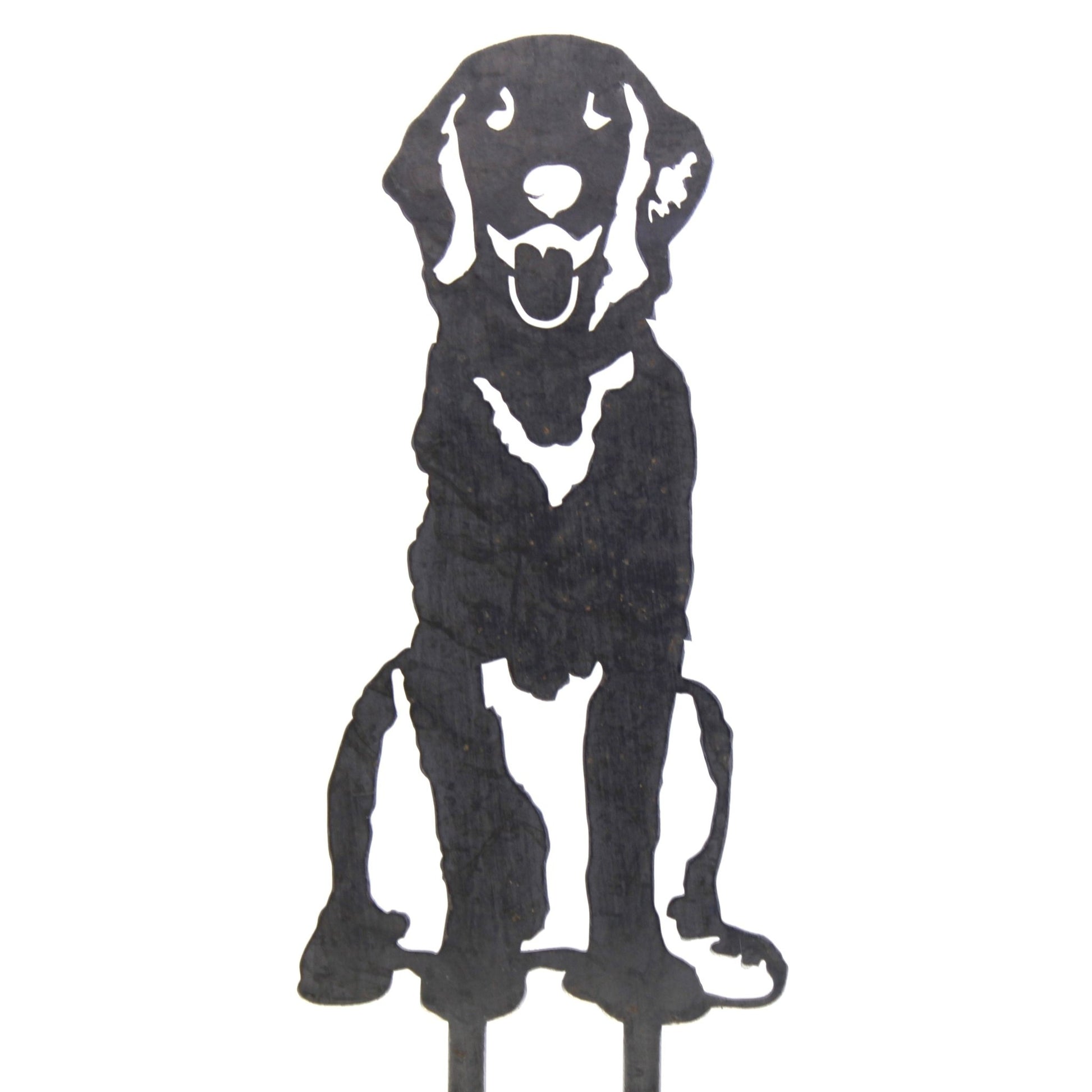 Golden Retriever Sitting Metal Art – Handcrafted Dog Décor - My Metal Rescue - Shopify Collective - Northern Forge, LLC