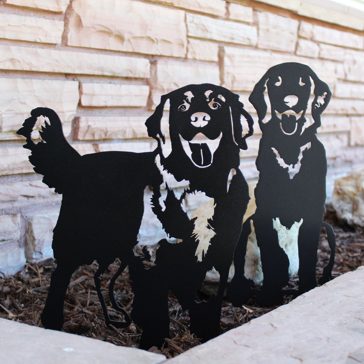 Golden Retriever Sitting Metal Art – Handcrafted Dog Décor - My Metal Rescue - Shopify Collective - Northern Forge, LLC