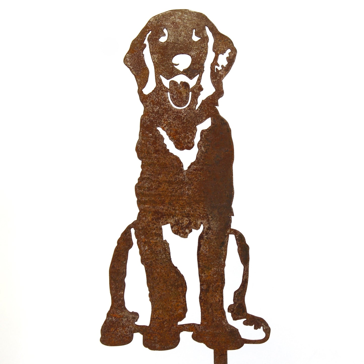 Golden Retriever Sitting Metal Art – Handcrafted Dog Décor - My Metal Rescue - Shopify Collective - Northern Forge, LLC