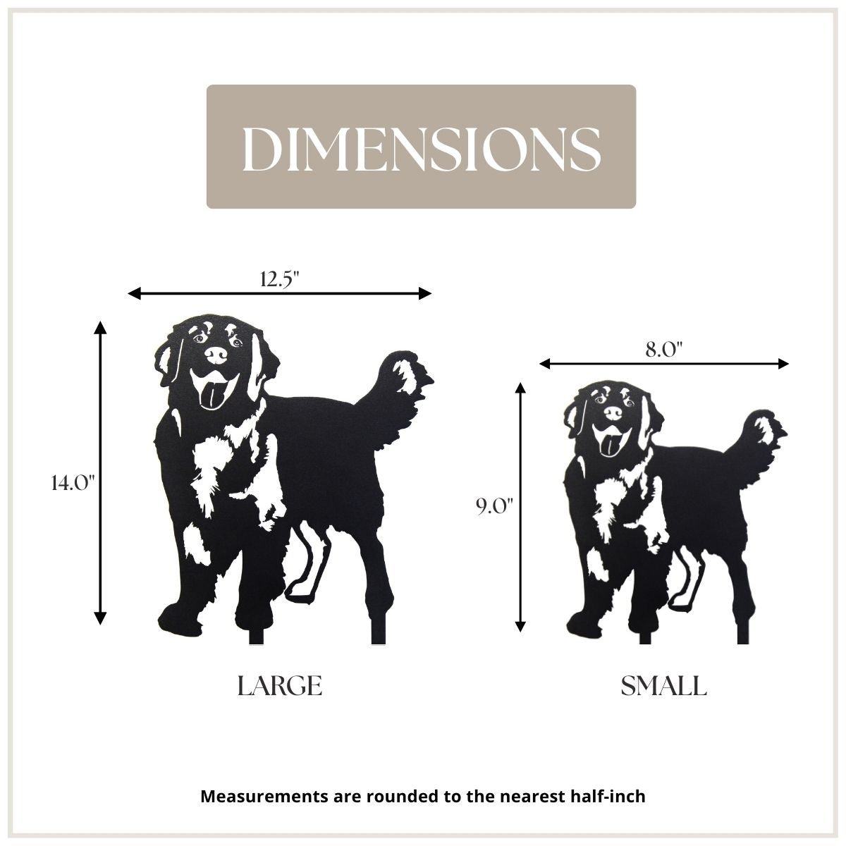 Golden Retriever - Standing - My Metal Rescue - Shopify Collective - Northern Forge, LLC