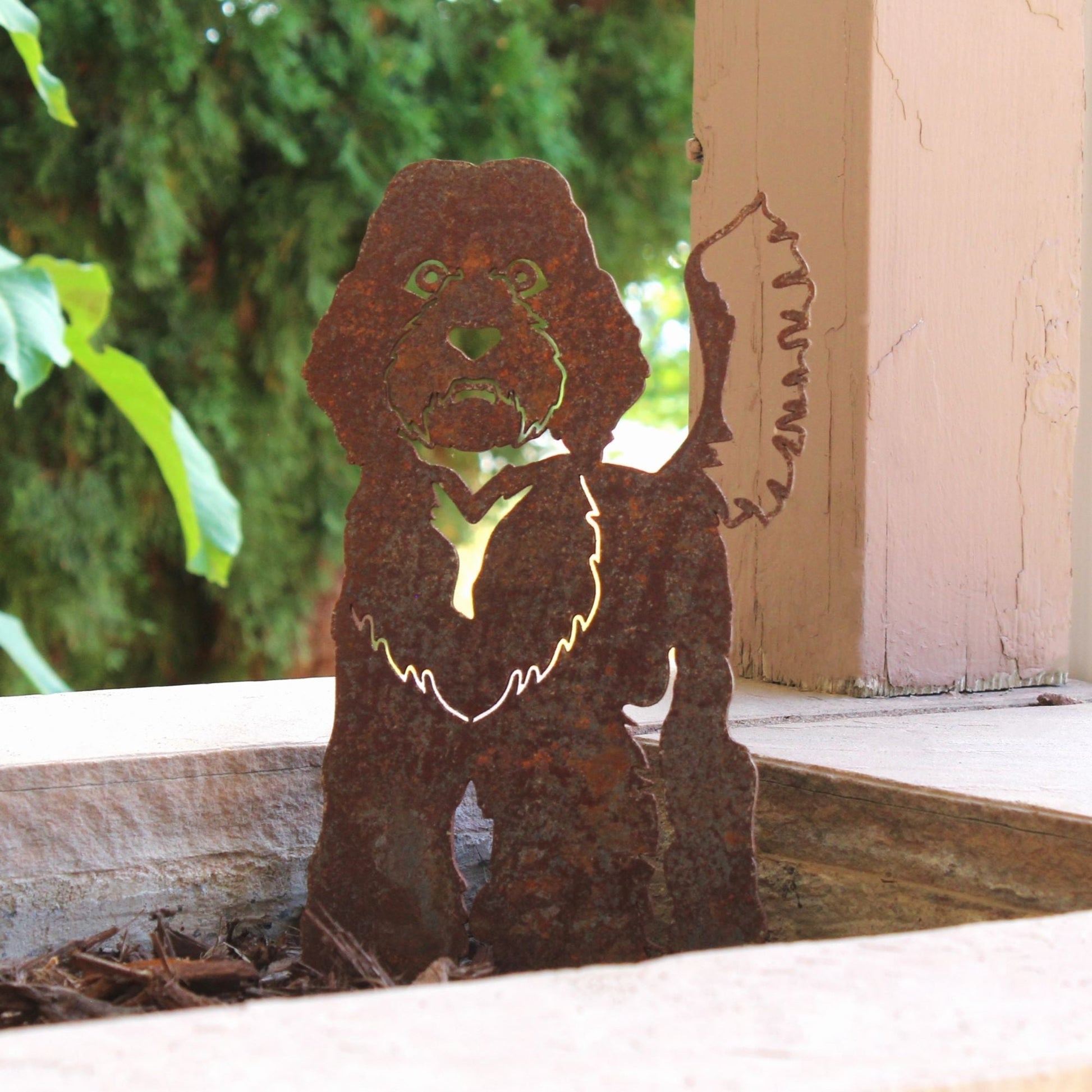 Labradoodle Metal Art – Handcrafted Dog Décor - My Metal Rescue - Shopify Collective - Northern Forge, LLC