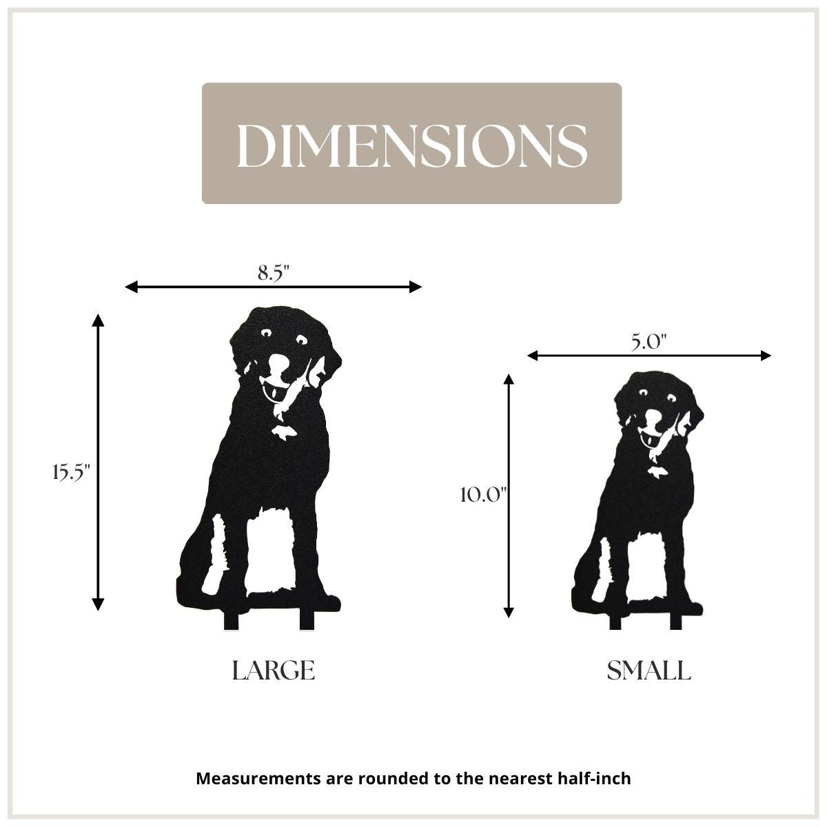 Labrador Retriever Metal Art – Handcrafted Dog Décor - My Metal Rescue - Shopify Collective - Northern Forge, LLC