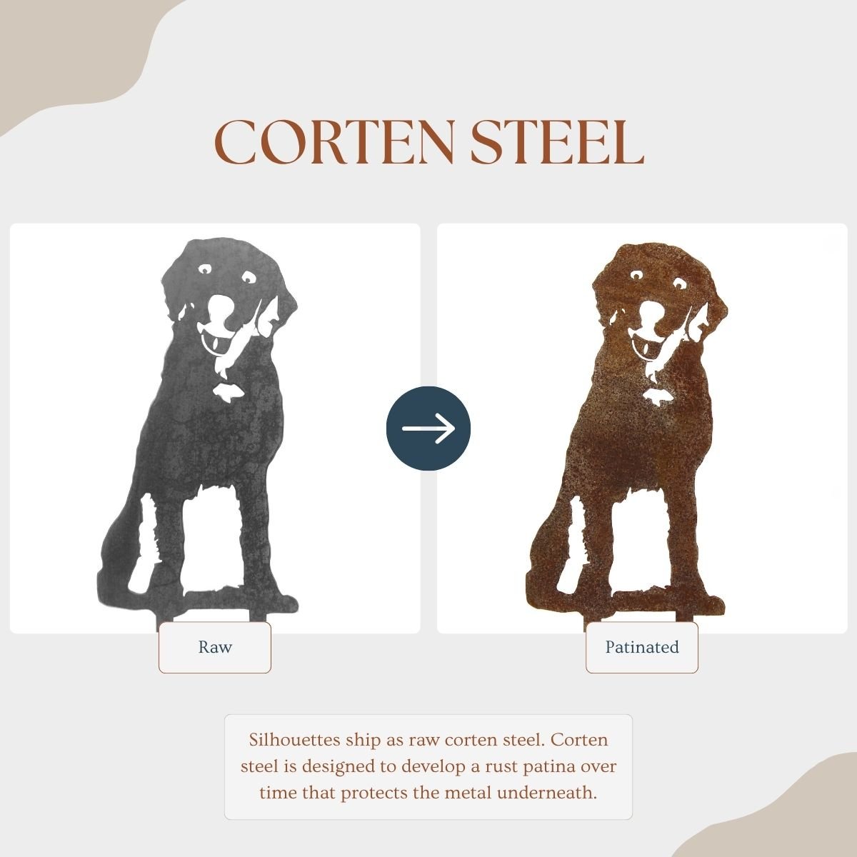 Labrador Retriever Metal Art – Handcrafted Dog Décor - My Metal Rescue - Shopify Collective - Northern Forge, LLC