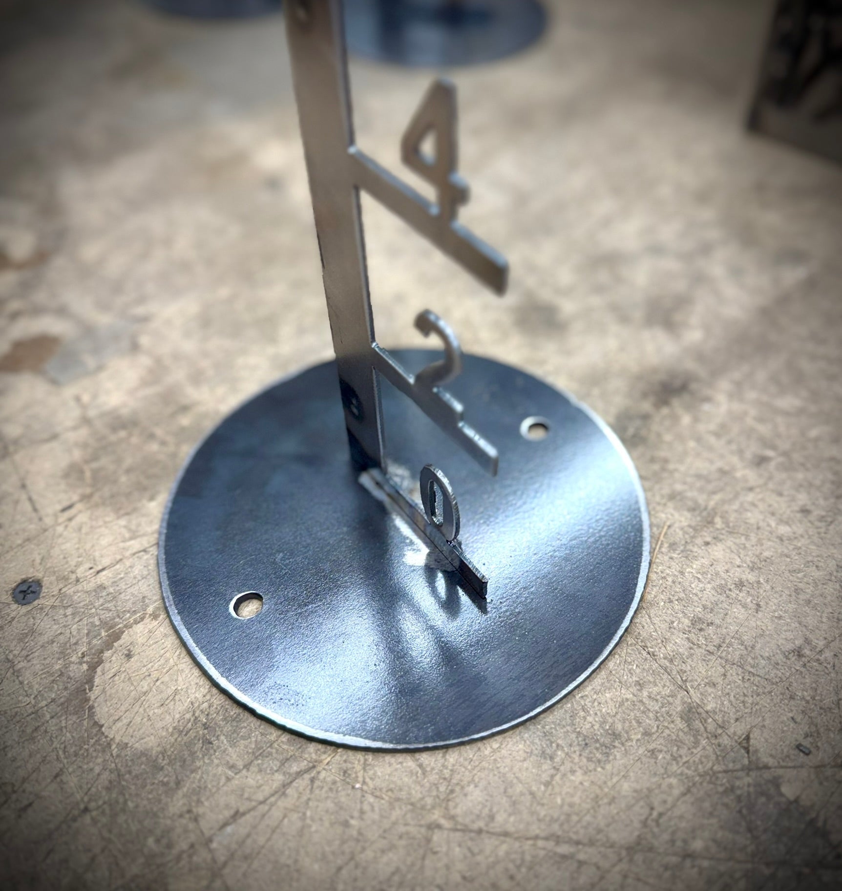 Large Metal Free Standing Patio Snow Gauge - Multiple Sizes - 36 - inch Snow Gauge - free standing snow gauge - Northern Forge, LLC