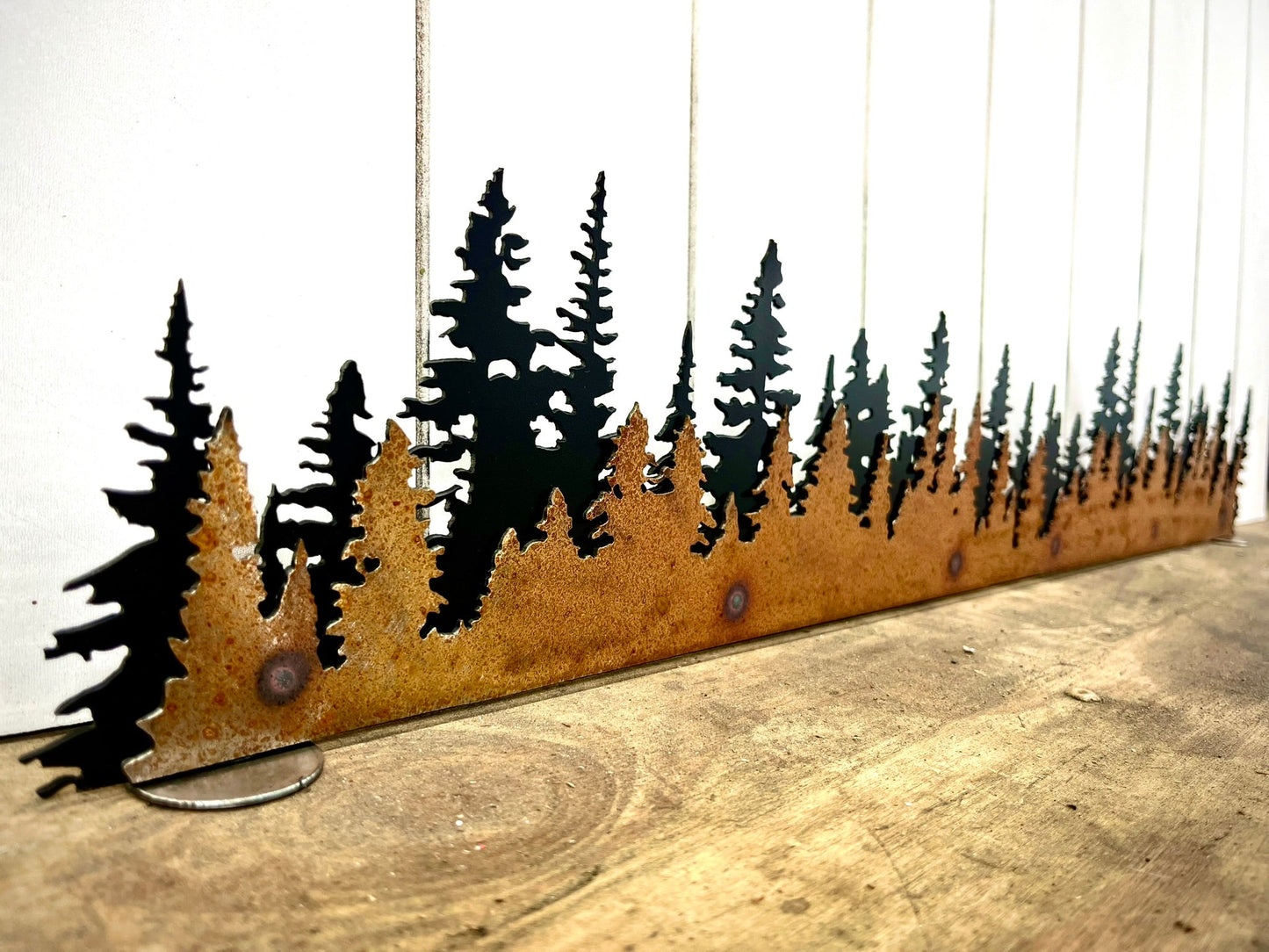 Layered Steel Pine Forest - home - home decor - Northern Forge, LLC