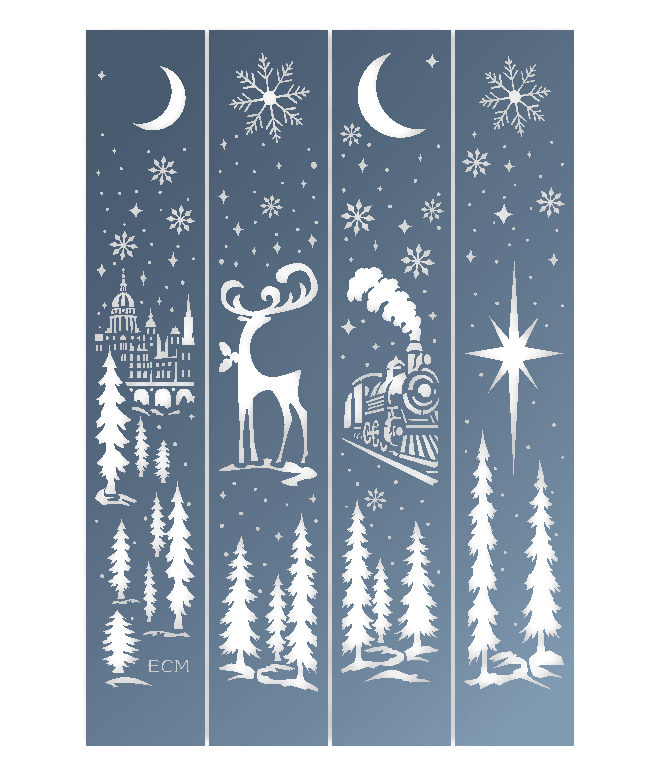 Limited Edition European Christmas Market Solar Pillar - Steel (Corten Available) - christmas - christmas decor - Northern Forge, LLC