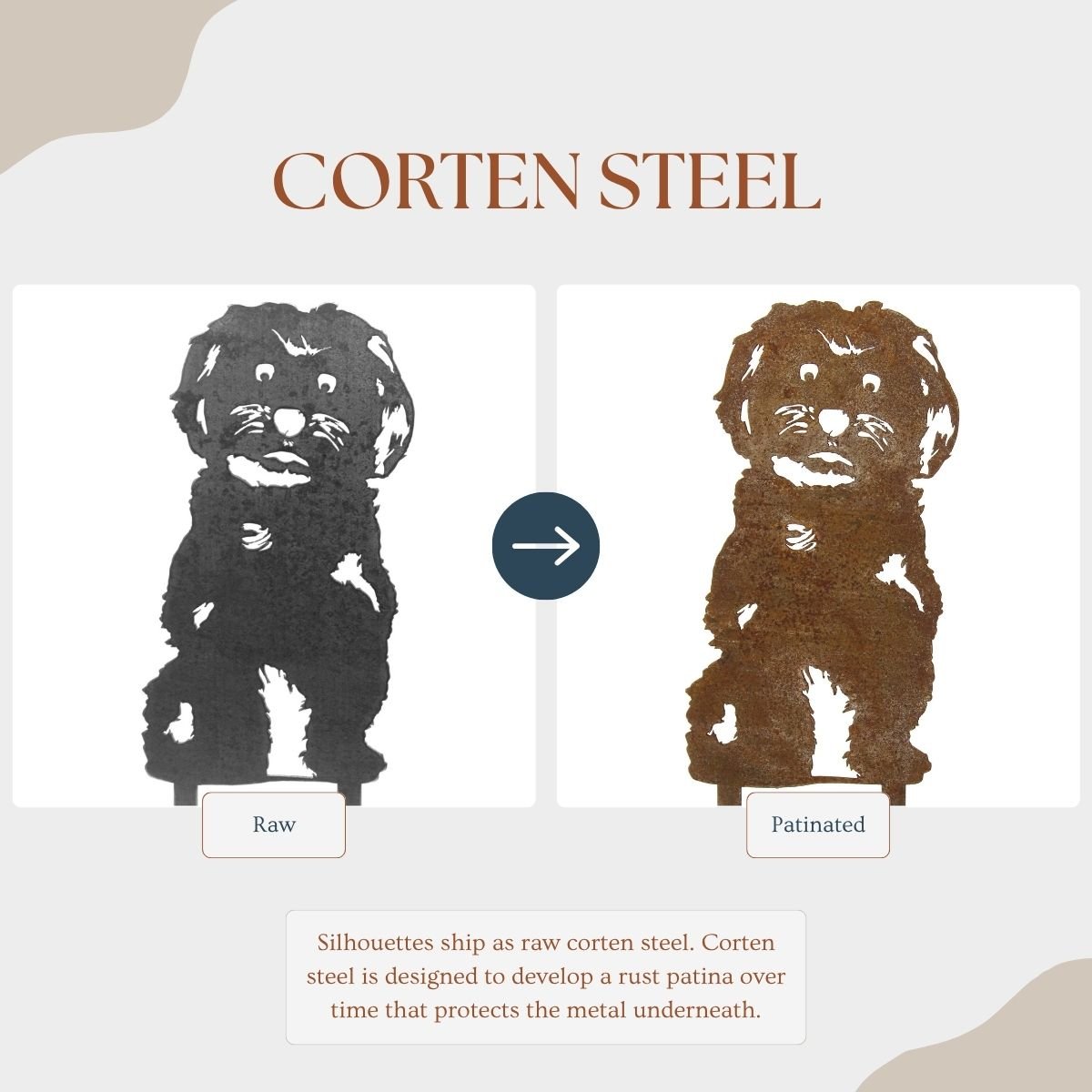 Maltese Metal Art – Handcrafted Dog Décor - My Metal Rescue - Shopify Collective - Northern Forge, LLC